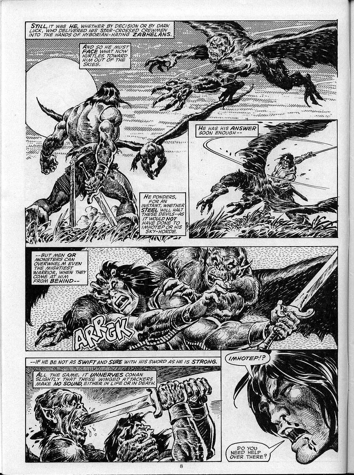 Read online The Savage Sword Of Conan comic -  Issue #203 - 10