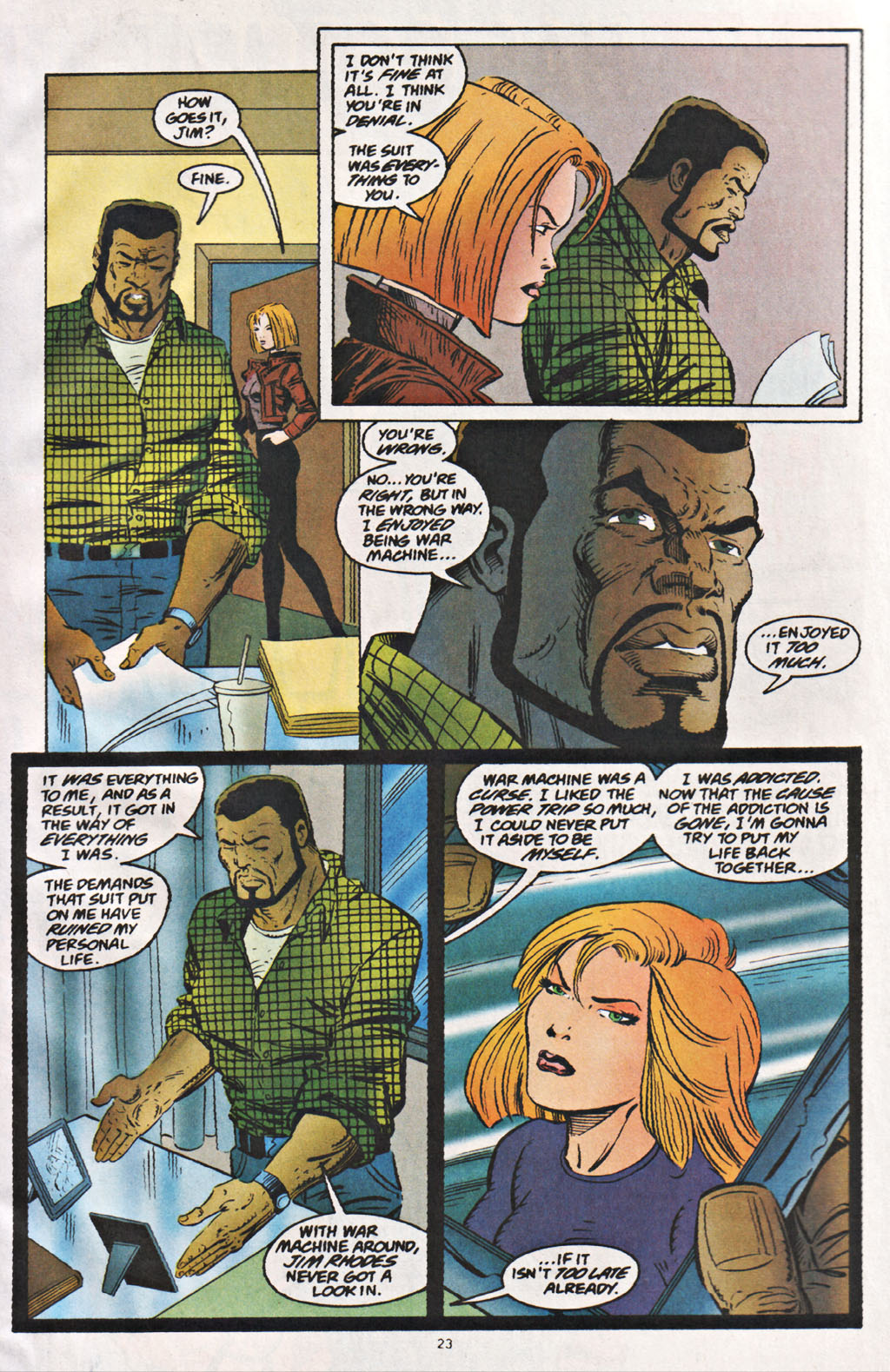 Read online War Machine (1994) comic -  Issue #17 - 19