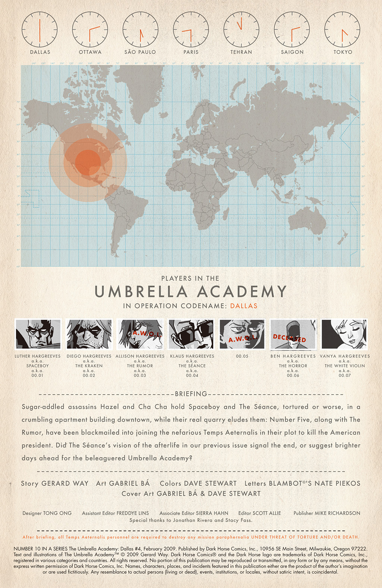 Read online The Umbrella Academy: Dallas comic -  Issue #4 - 1
