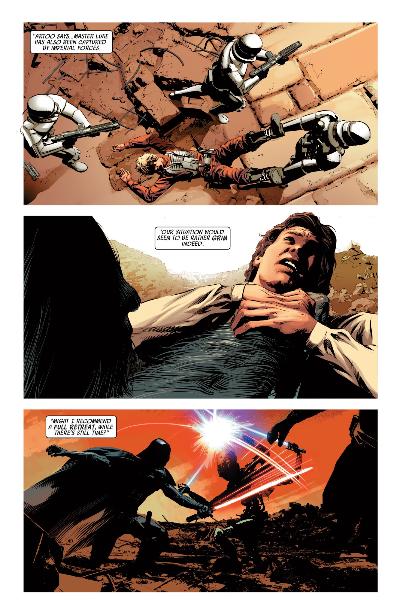 Read online Star Wars: Vader Down comic -  Issue # TPB - 123