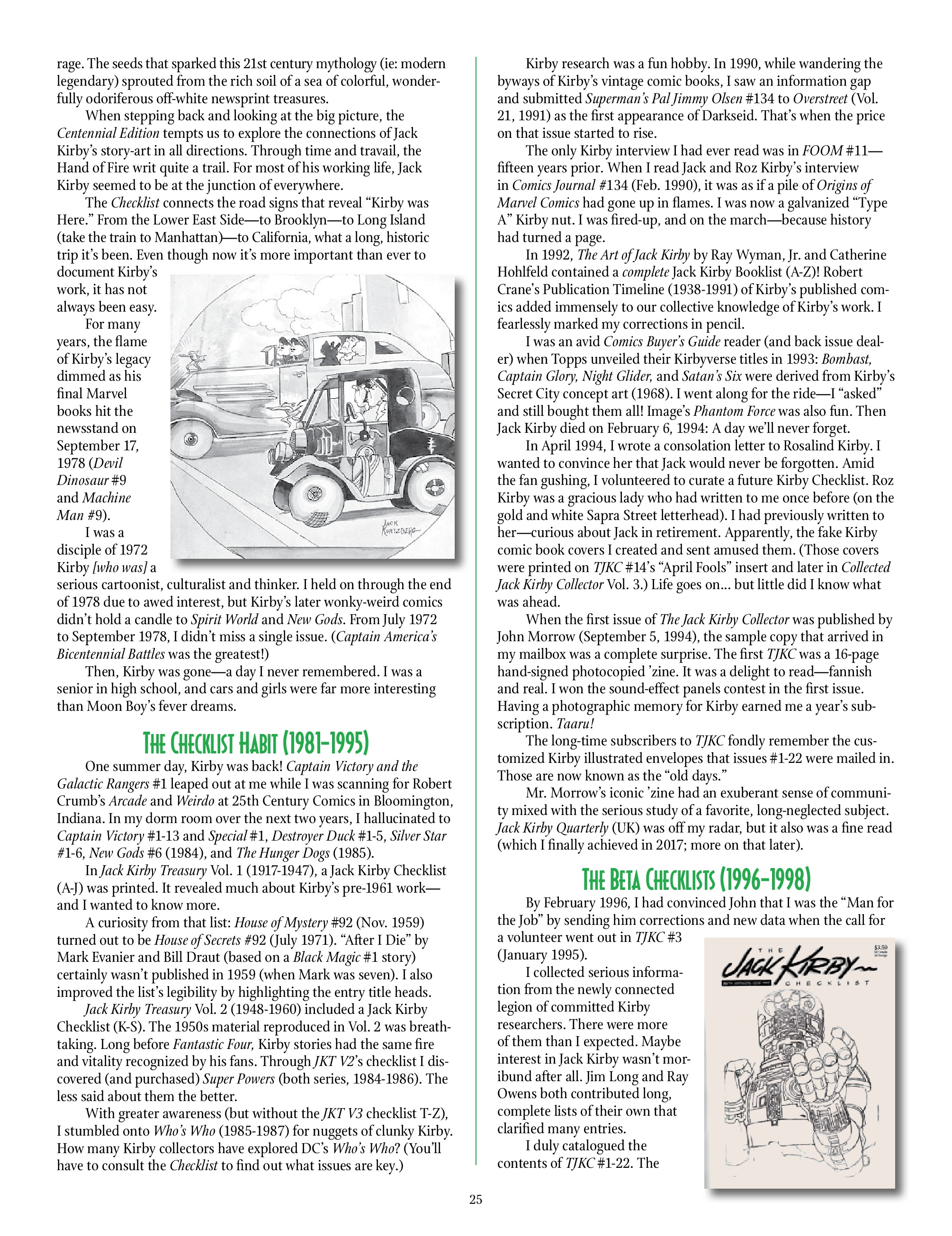 Read online The Jack Kirby Collector comic -  Issue #74 - 27