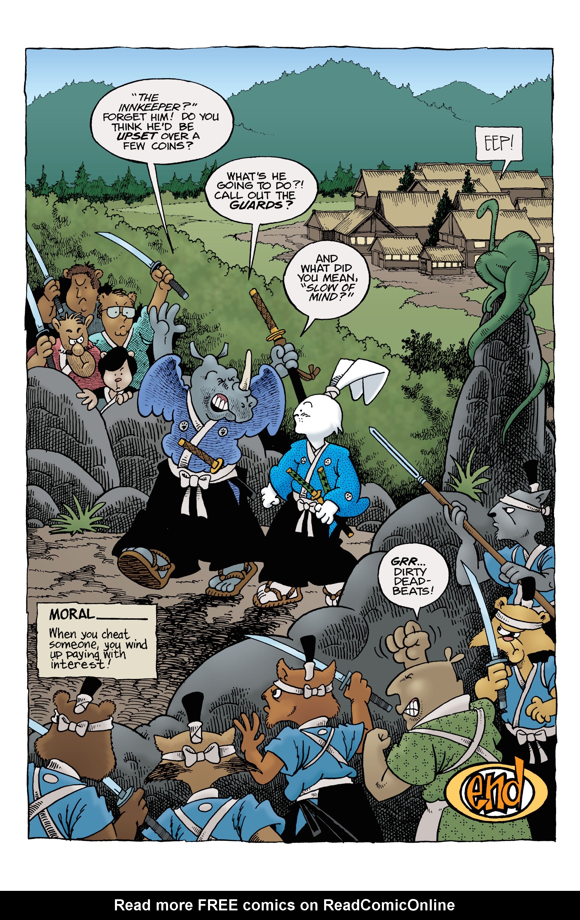 Read online Usagi Yojimbo: Wanderer’s Road comic -  Issue #5 - 21