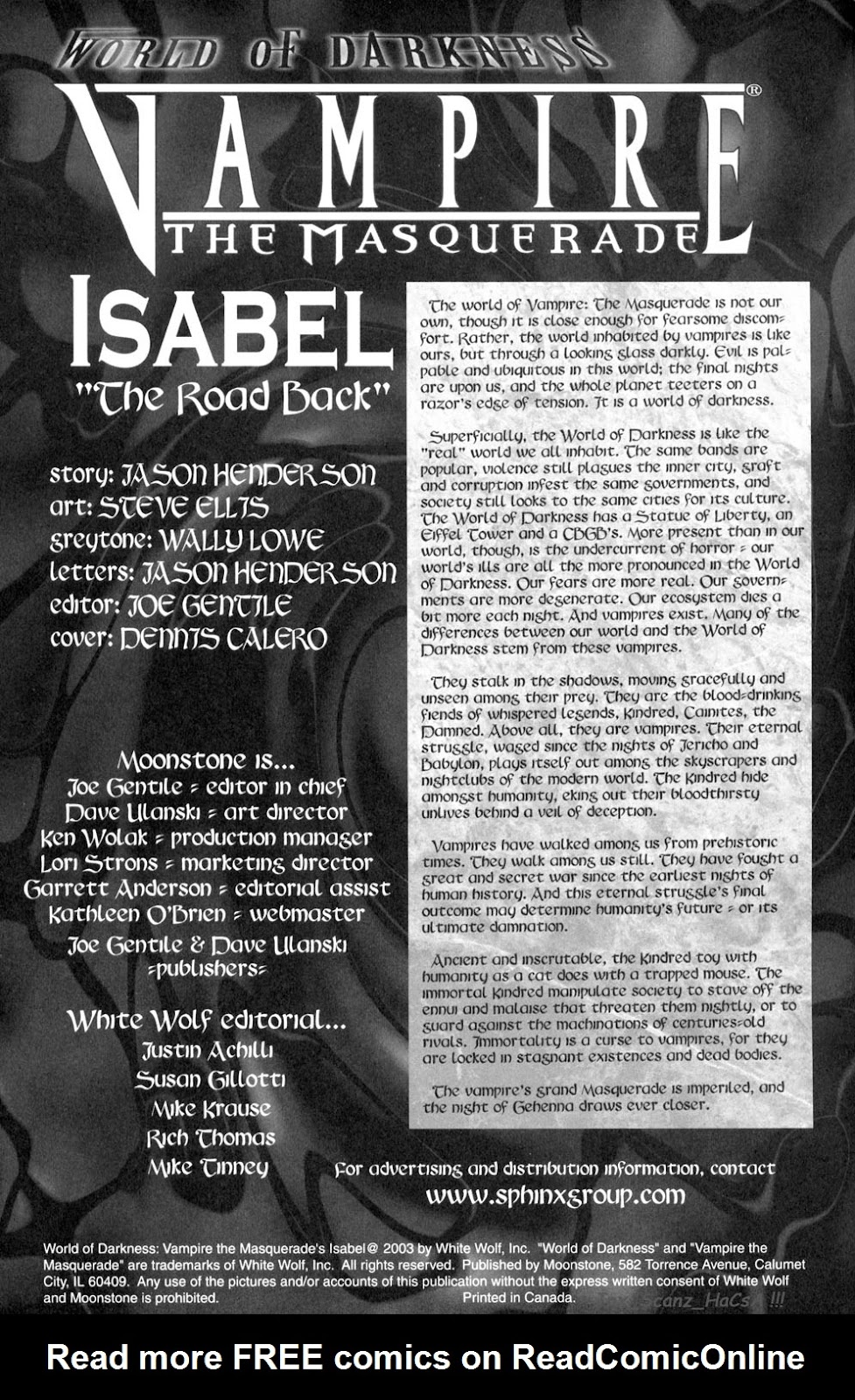 Vampire the Masquerade: Isabel issue Full - Page 2