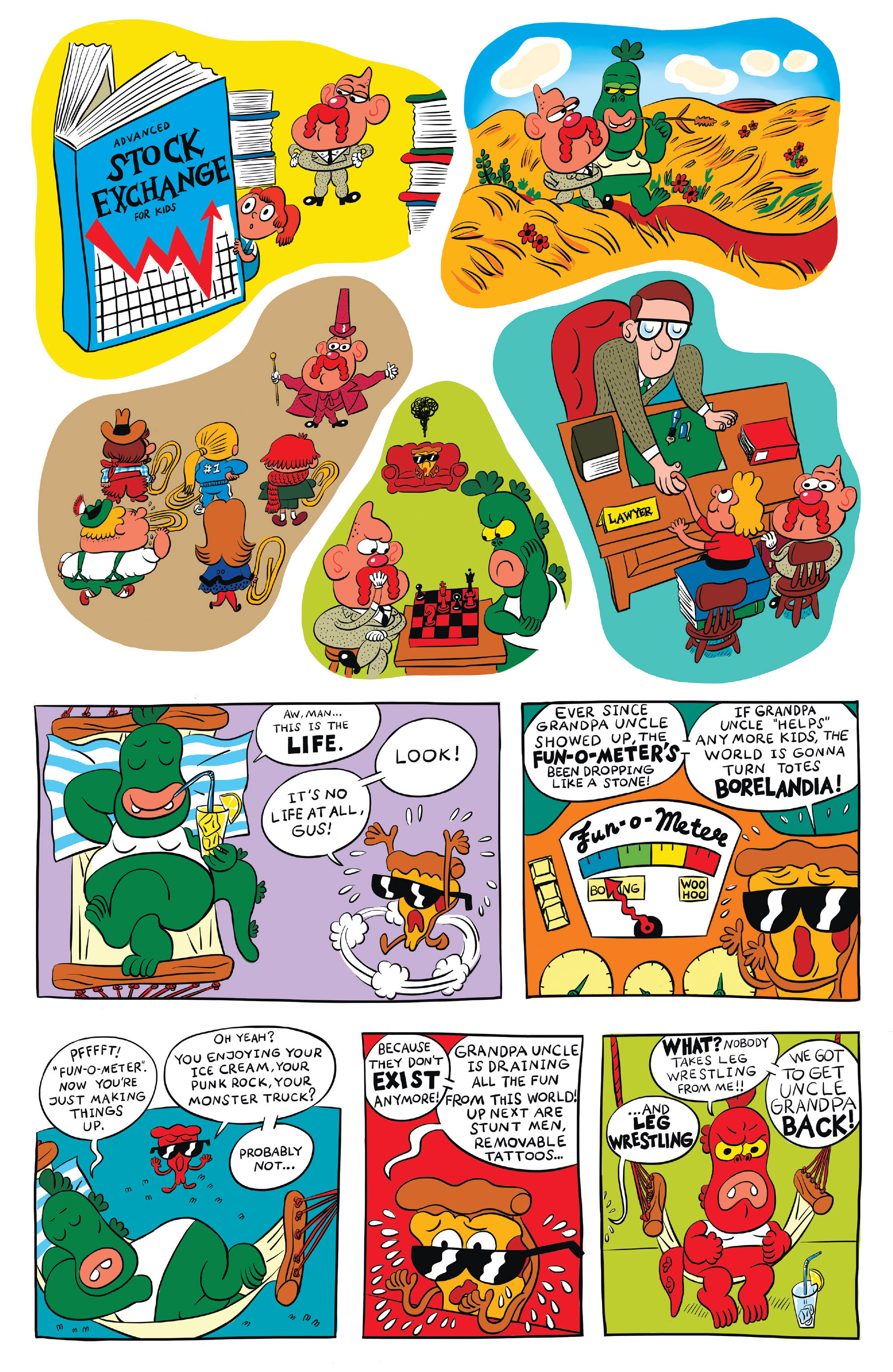 Read online Uncle Grandpa: Pizza Steve Special comic -  Issue # Full - 8