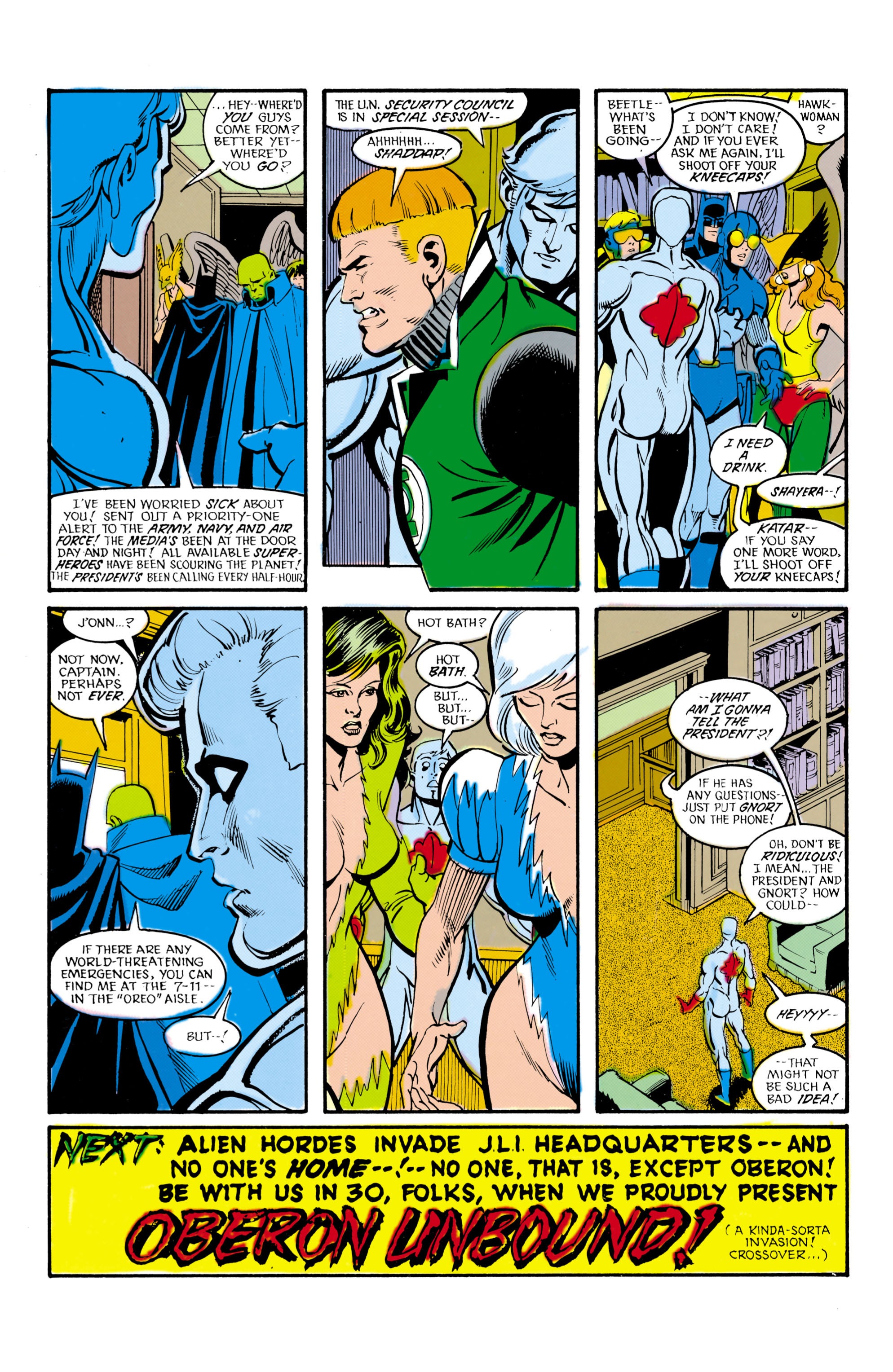 Read online Justice League International (1987) comic -  Issue #21 - 23