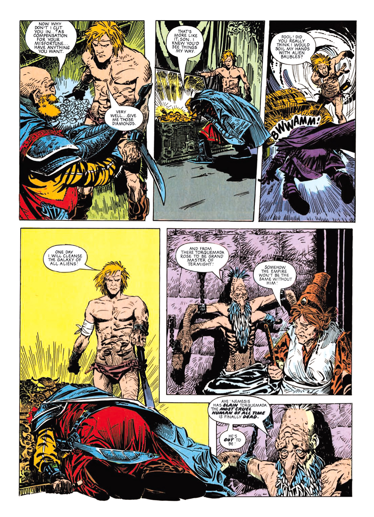 Read online Nemesis The Warlock comic -  Issue # TPB Deviant Edition - 105