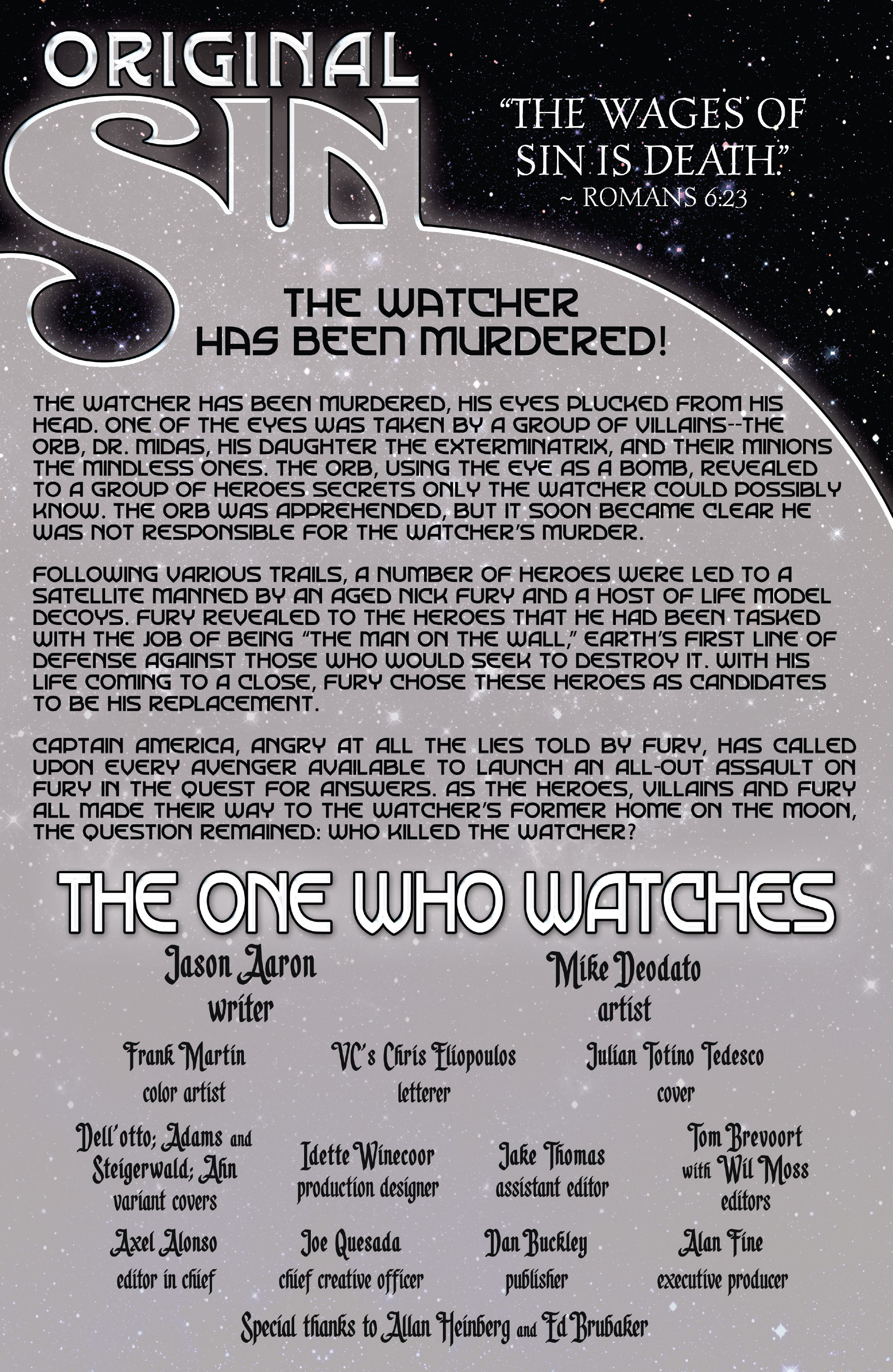 Read online Original Sin comic -  Issue #8 - 2