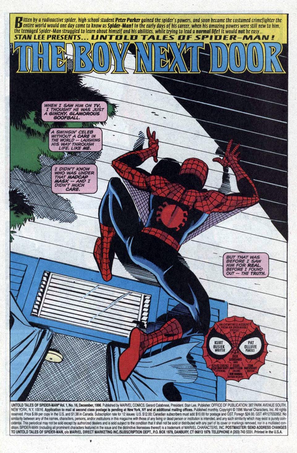 Read online Untold Tales of Spider-Man comic -  Issue #16 - 2
