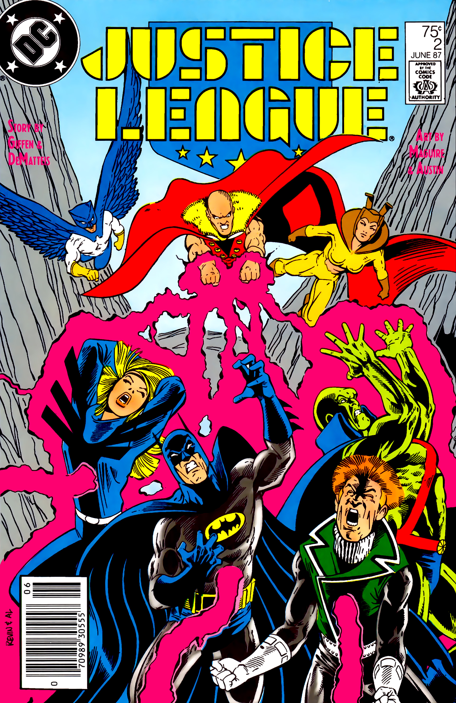 Read online Justice League (1987) comic -  Issue #2 - 1