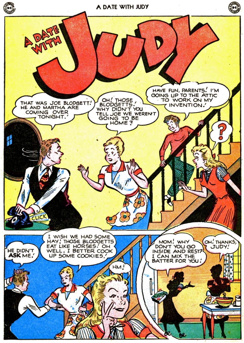 Read online A Date with Judy comic -  Issue #6 - 42