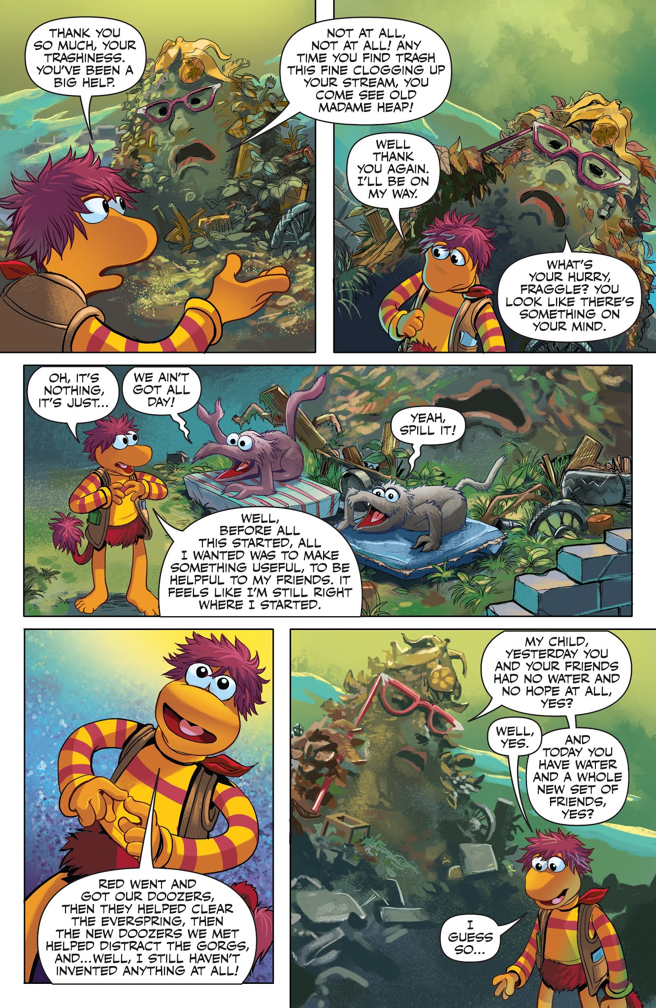 Read online Jim Henson's Fraggle Rock: Journey to the Everspring comic -  Issue #4 - 17