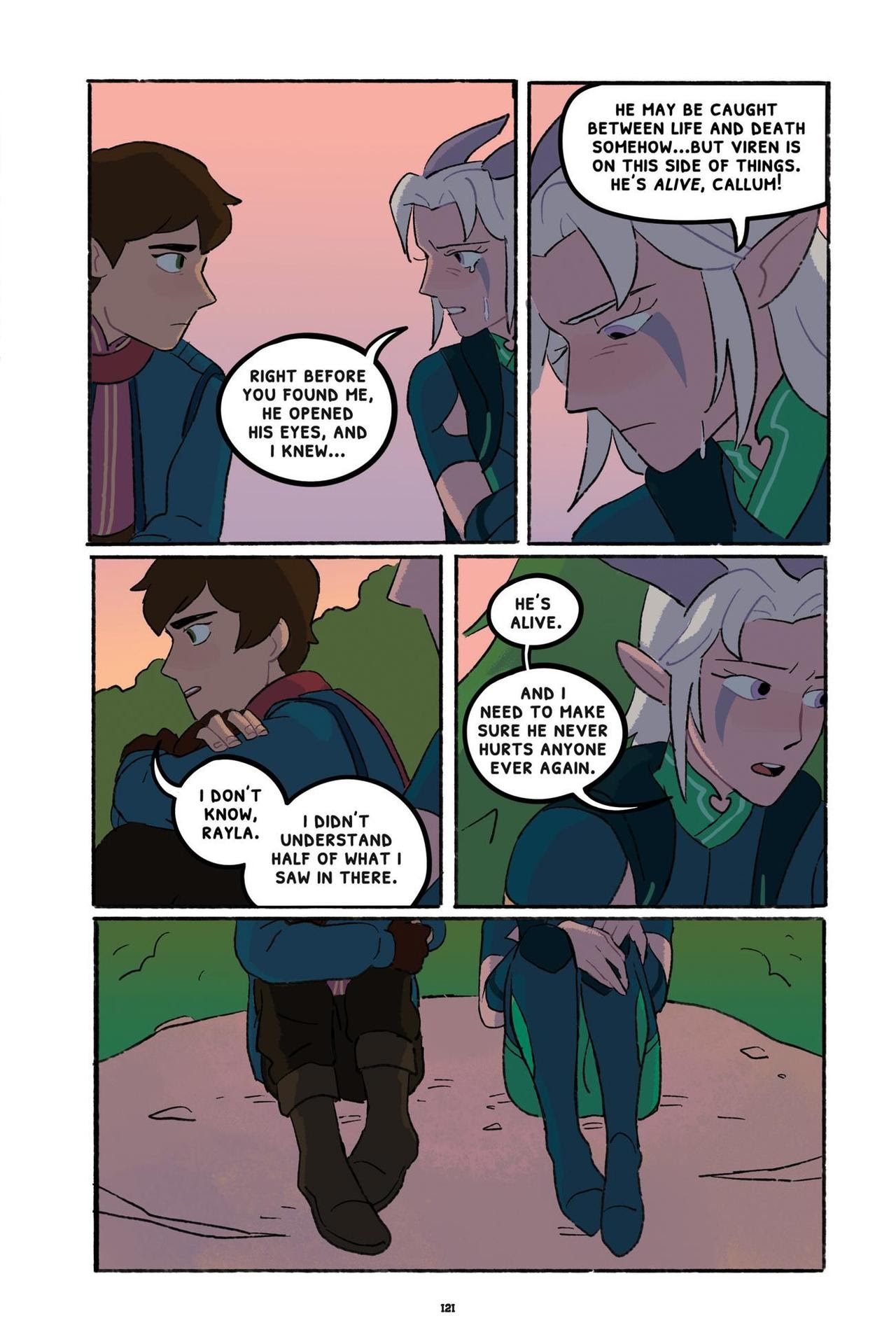 Read online Through the Moon: The Dragon Prince Graphic Novel comic -  Issue # TPB - 125