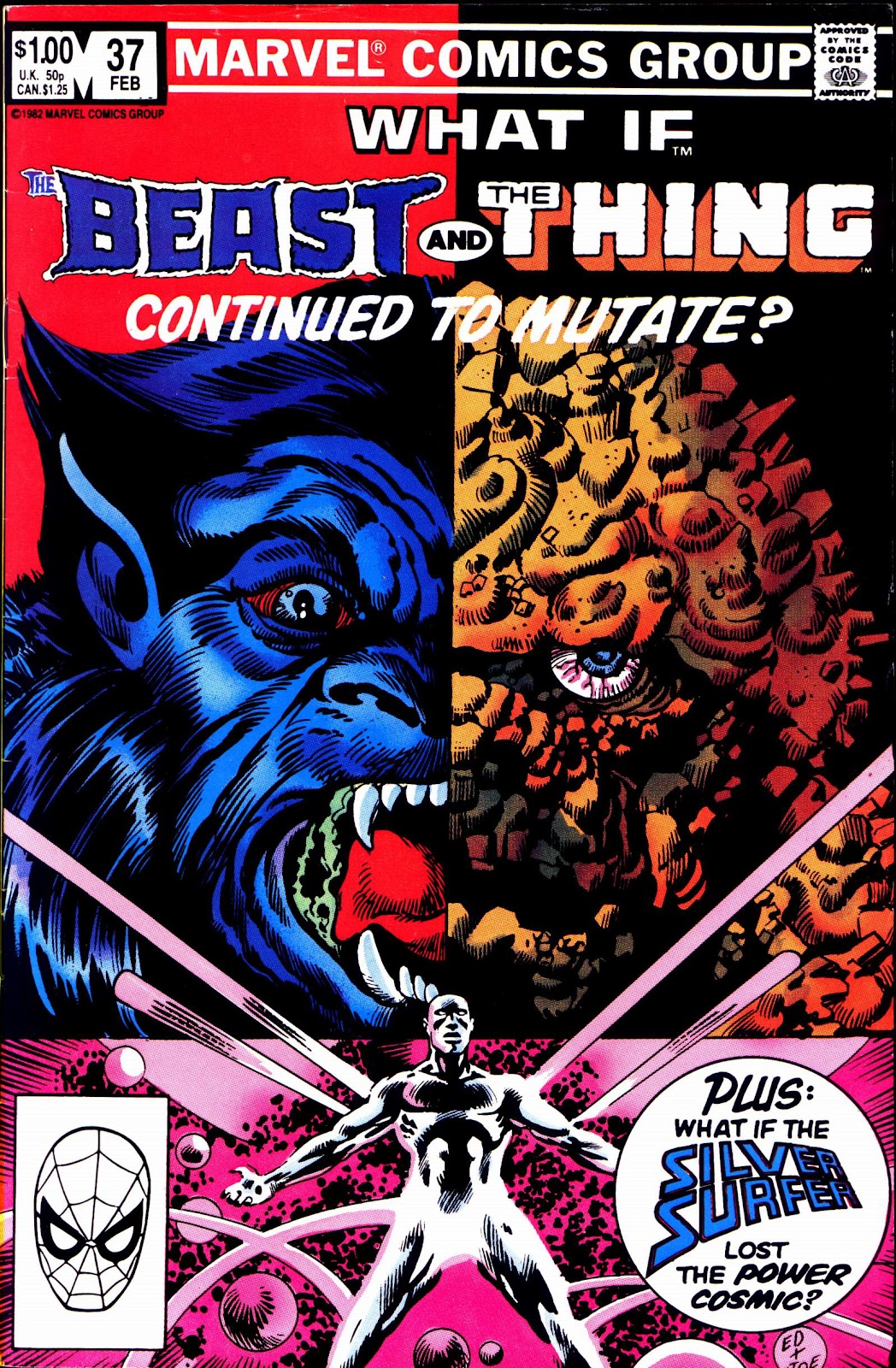 <{ $series->title }} issue 37 - What if Beast and The Thing Continued to Mutate - Page 1