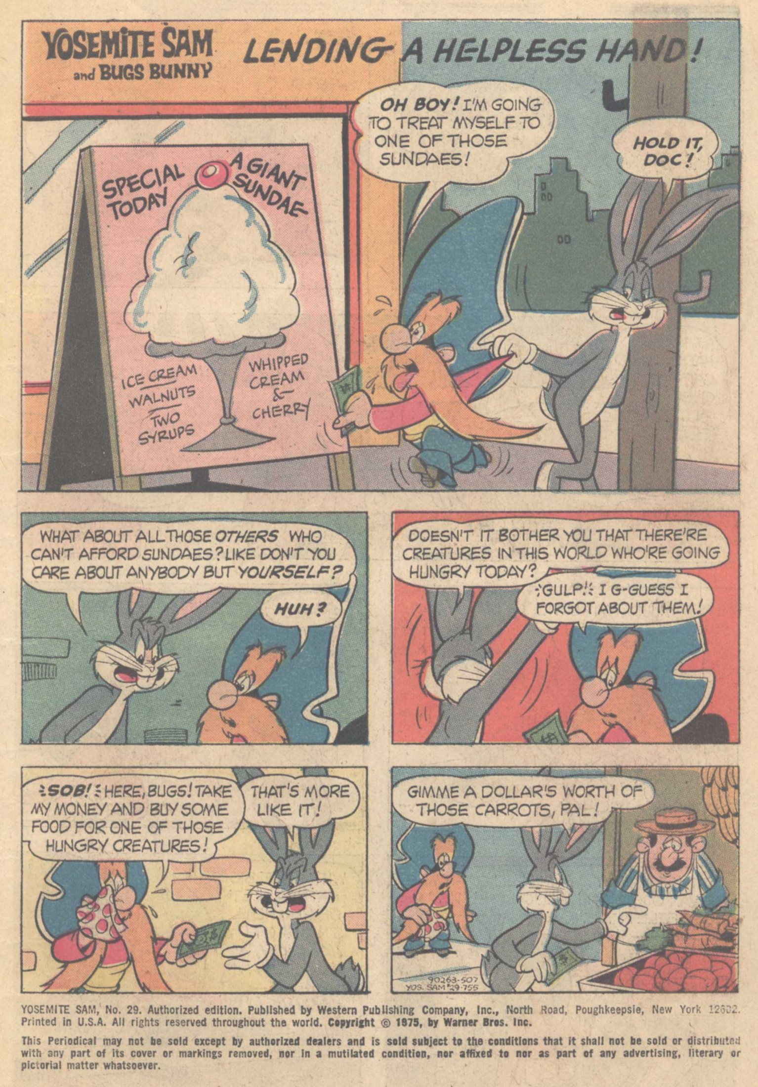 Read online Yosemite Sam and Bugs Bunny comic -  Issue #29 - 3