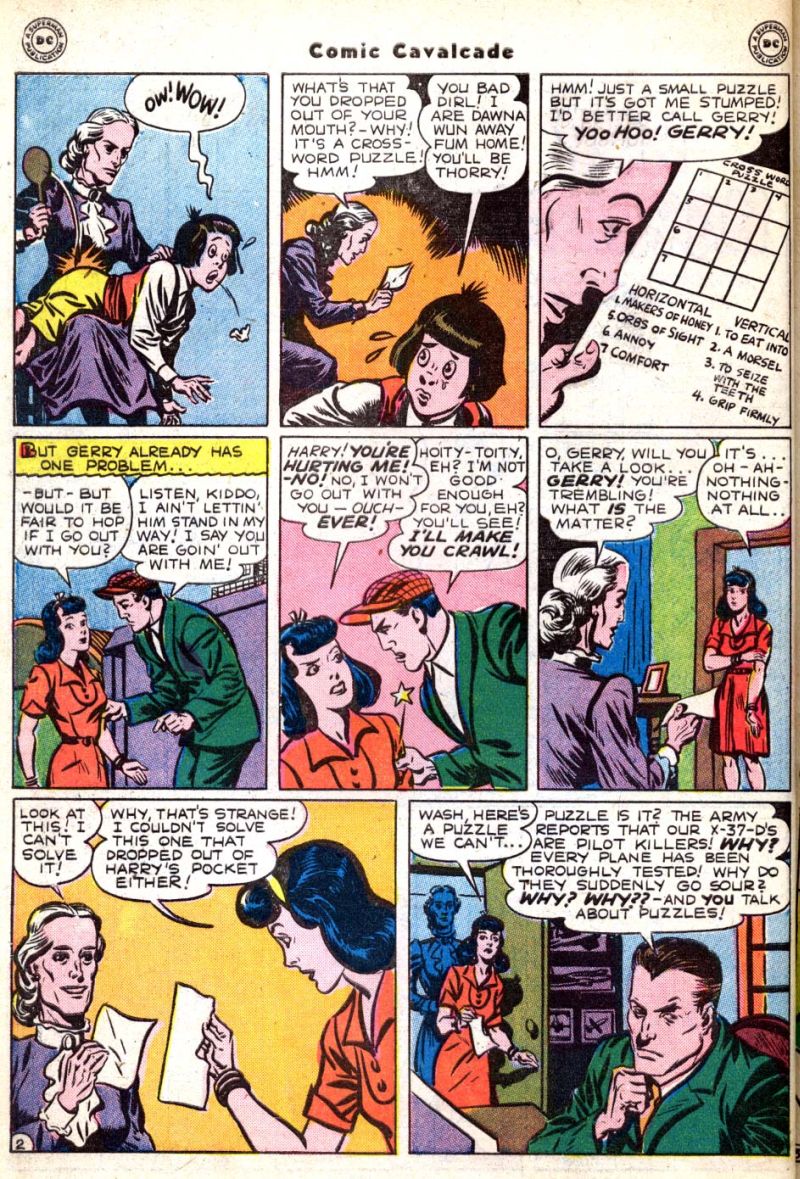 Read online Comic Cavalcade comic -  Issue #15 - 50