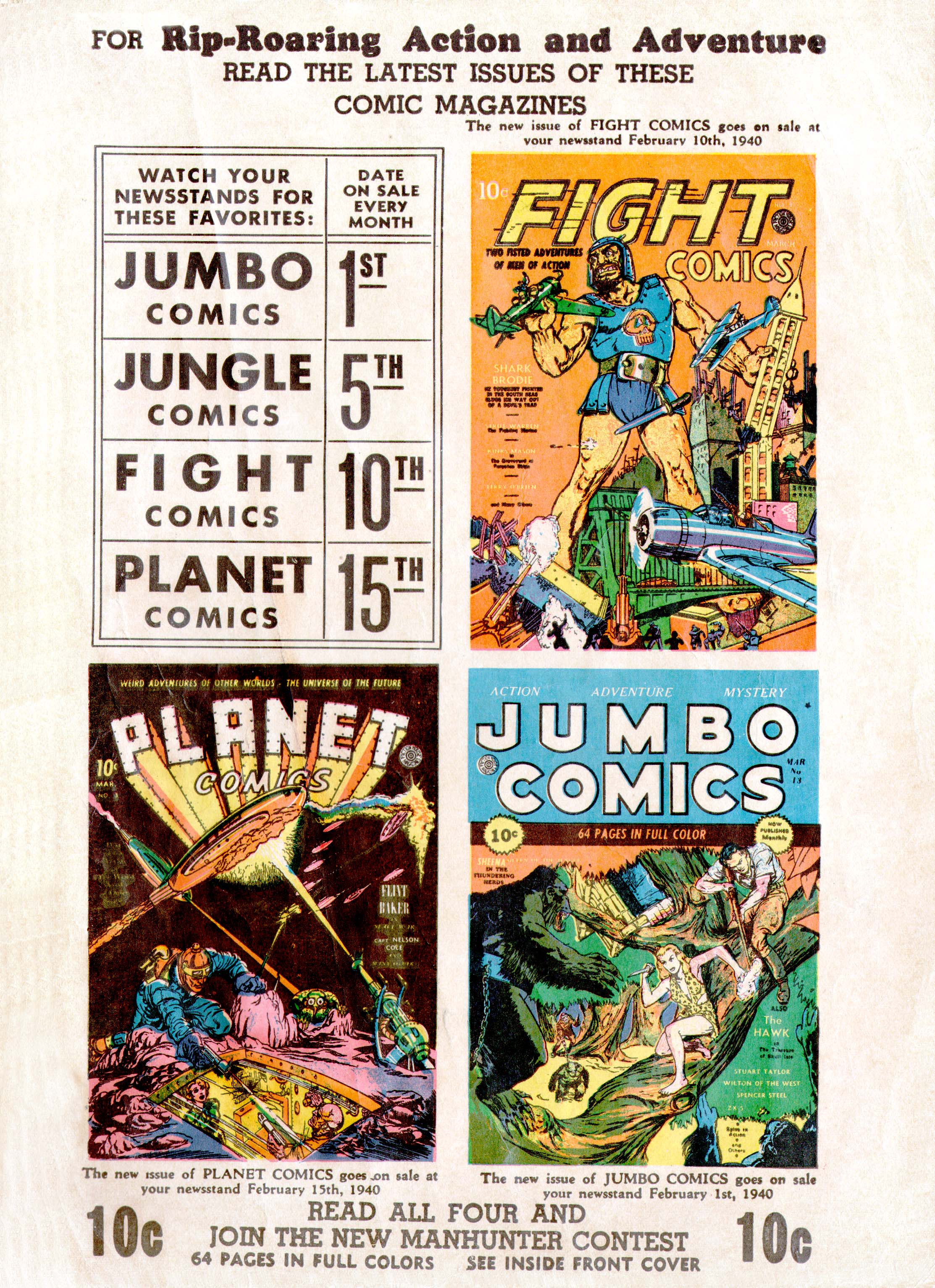 Read online Jungle Comics comic -  Issue #3 - 67