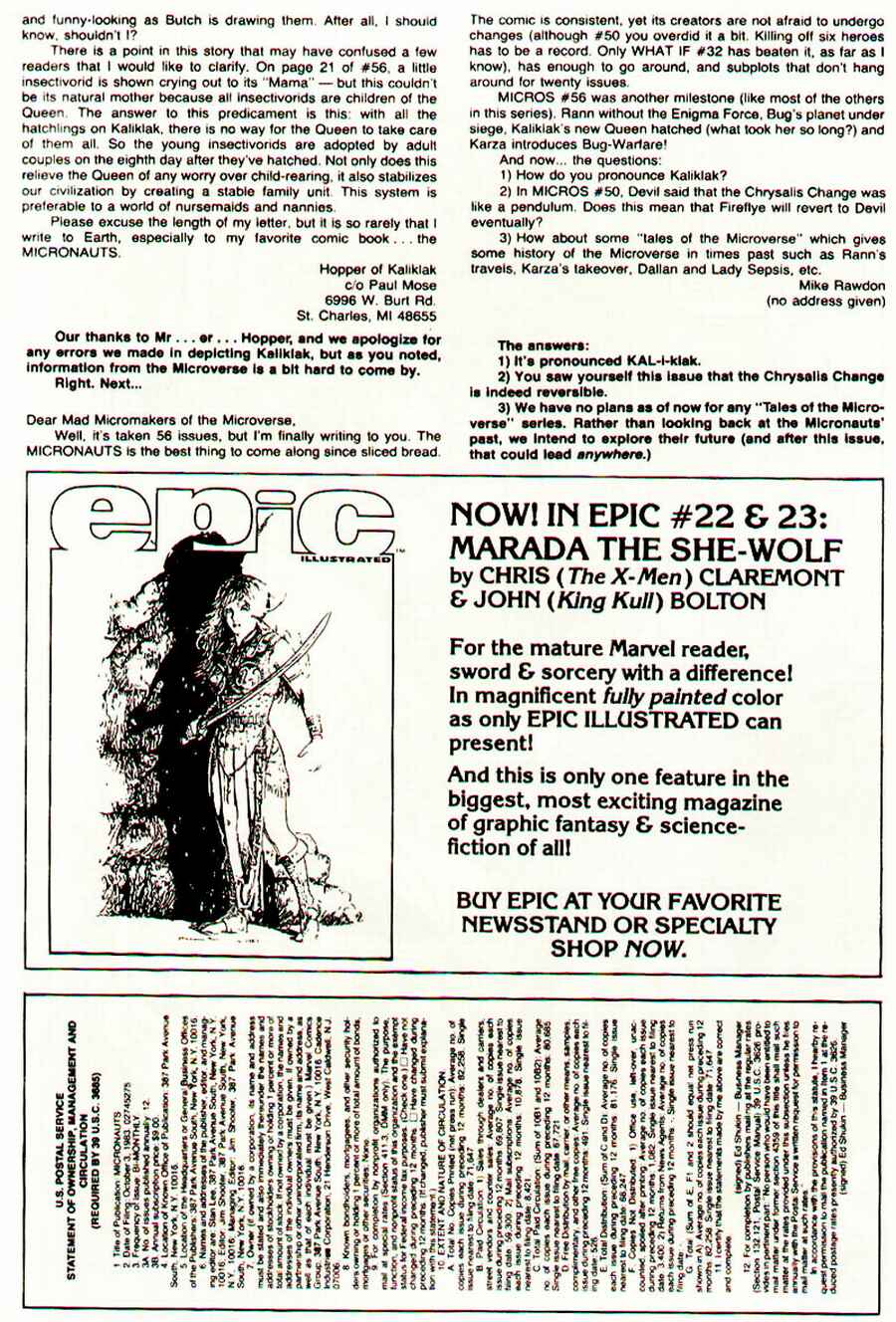 Read online Micronauts (1979) comic -  Issue #58 - 32