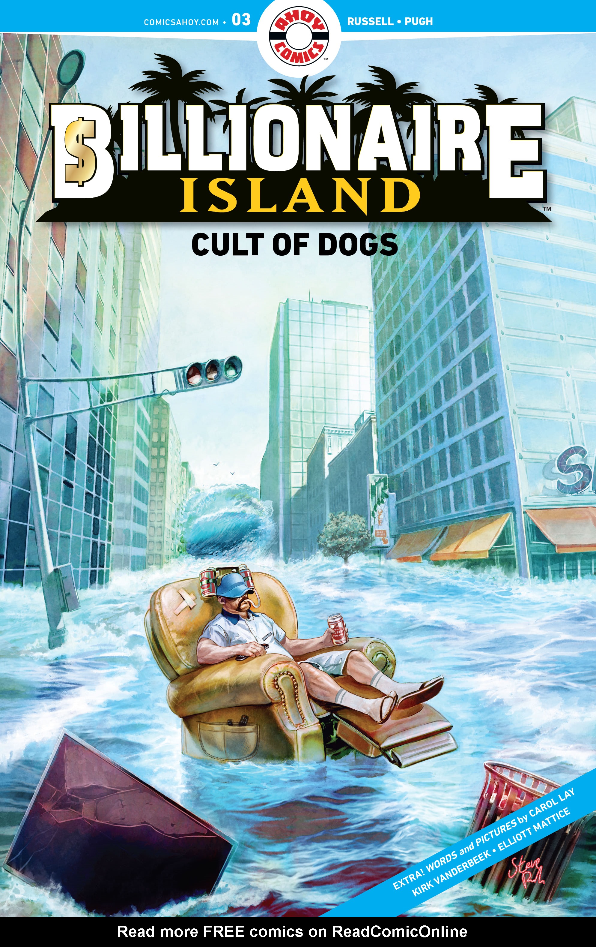 Read online Billionaire Island: Cult of Dogs comic -  Issue #3 - 1
