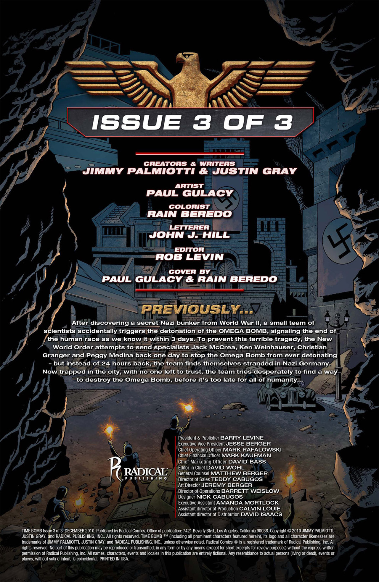 Read online Time Bomb comic -  Issue #3 - 2