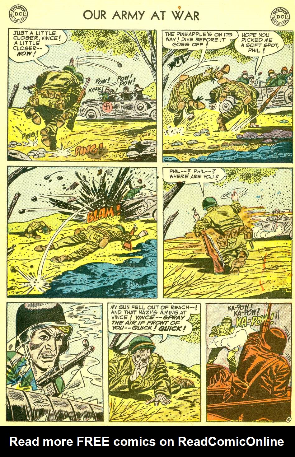 Read online Our Army at War (1952) comic -  Issue #14 - 15