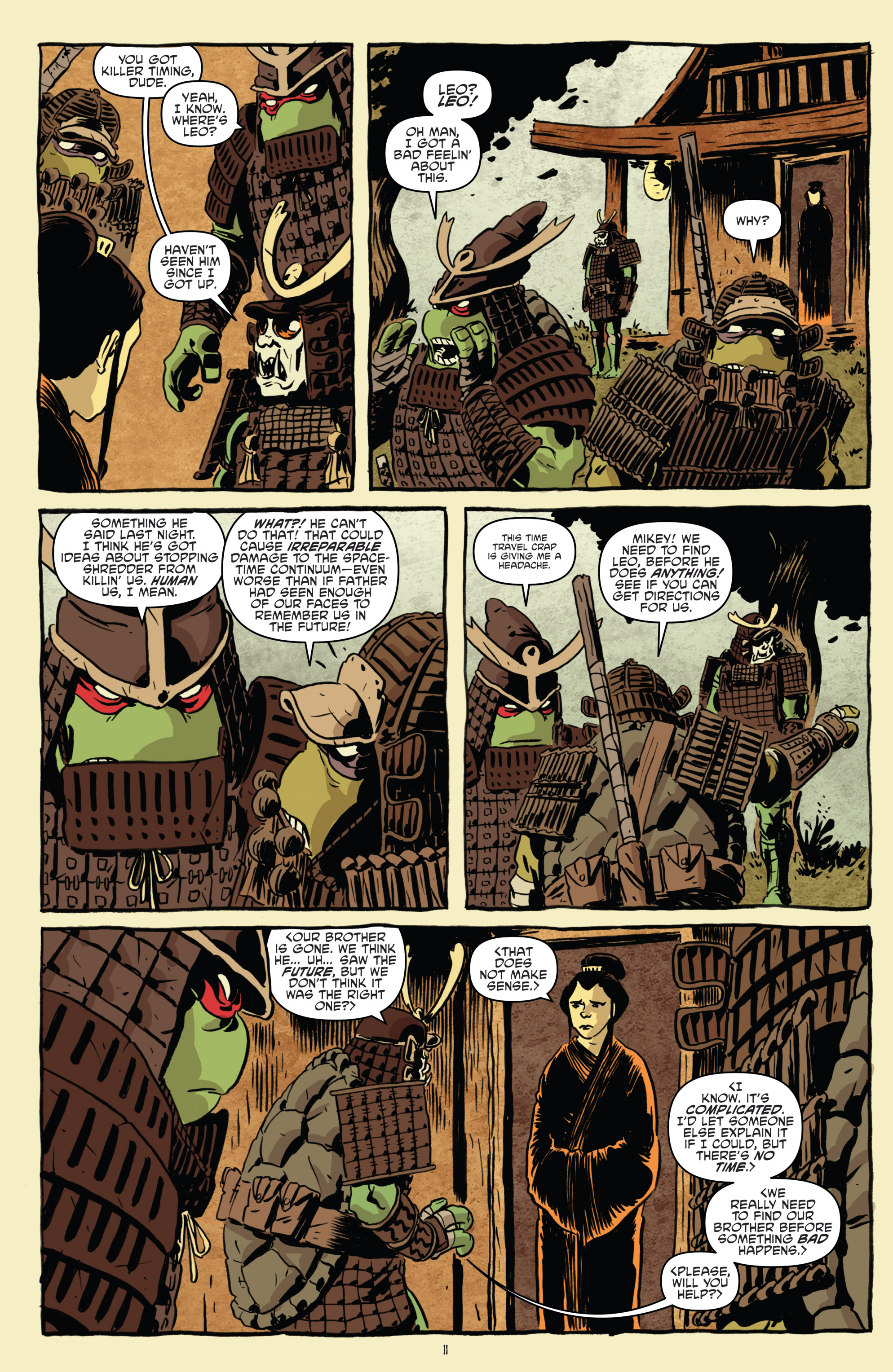 Read online Teenage Mutant Ninja Turtles: Turtles in Time comic -  Issue #2 - 13