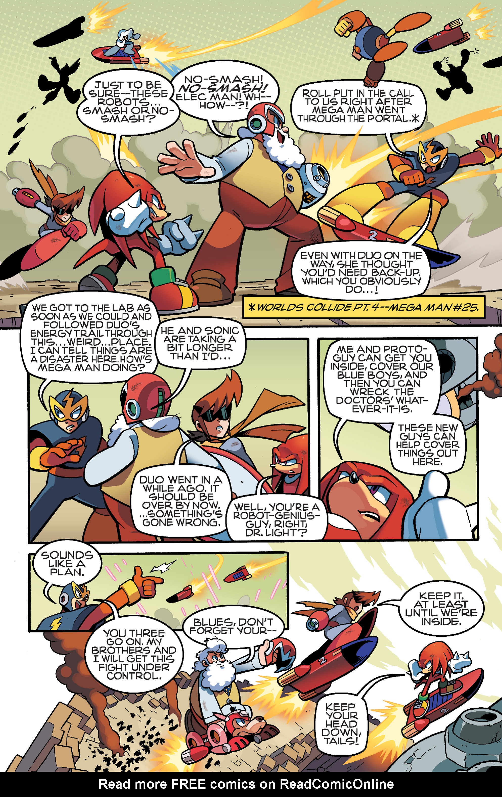Read online Sonic Mega Man Worlds Collide comic -  Issue # Vol 3 - 99