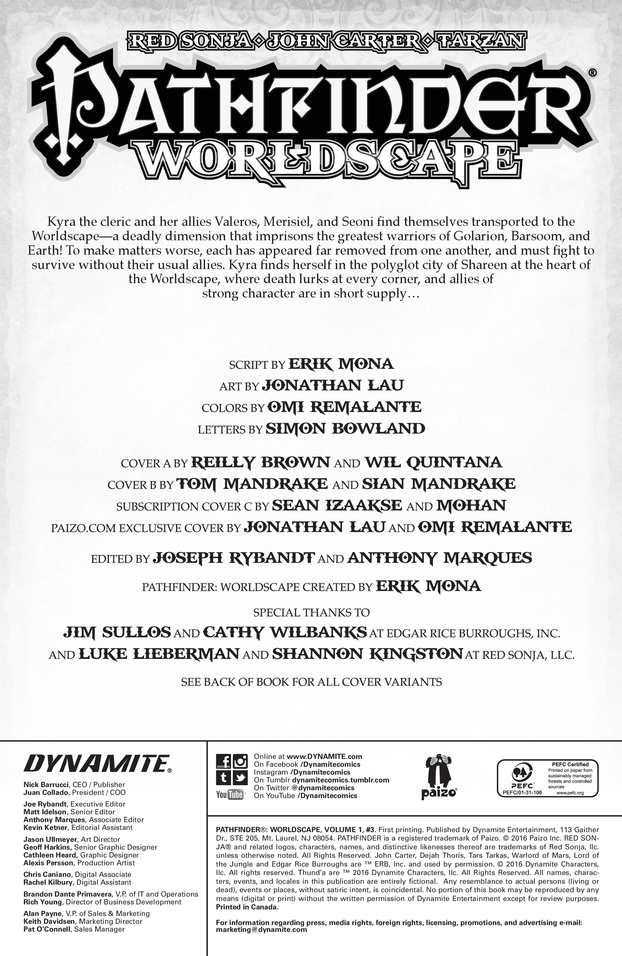 Read online Pathfinder: Worldscape comic -  Issue #3 - 4
