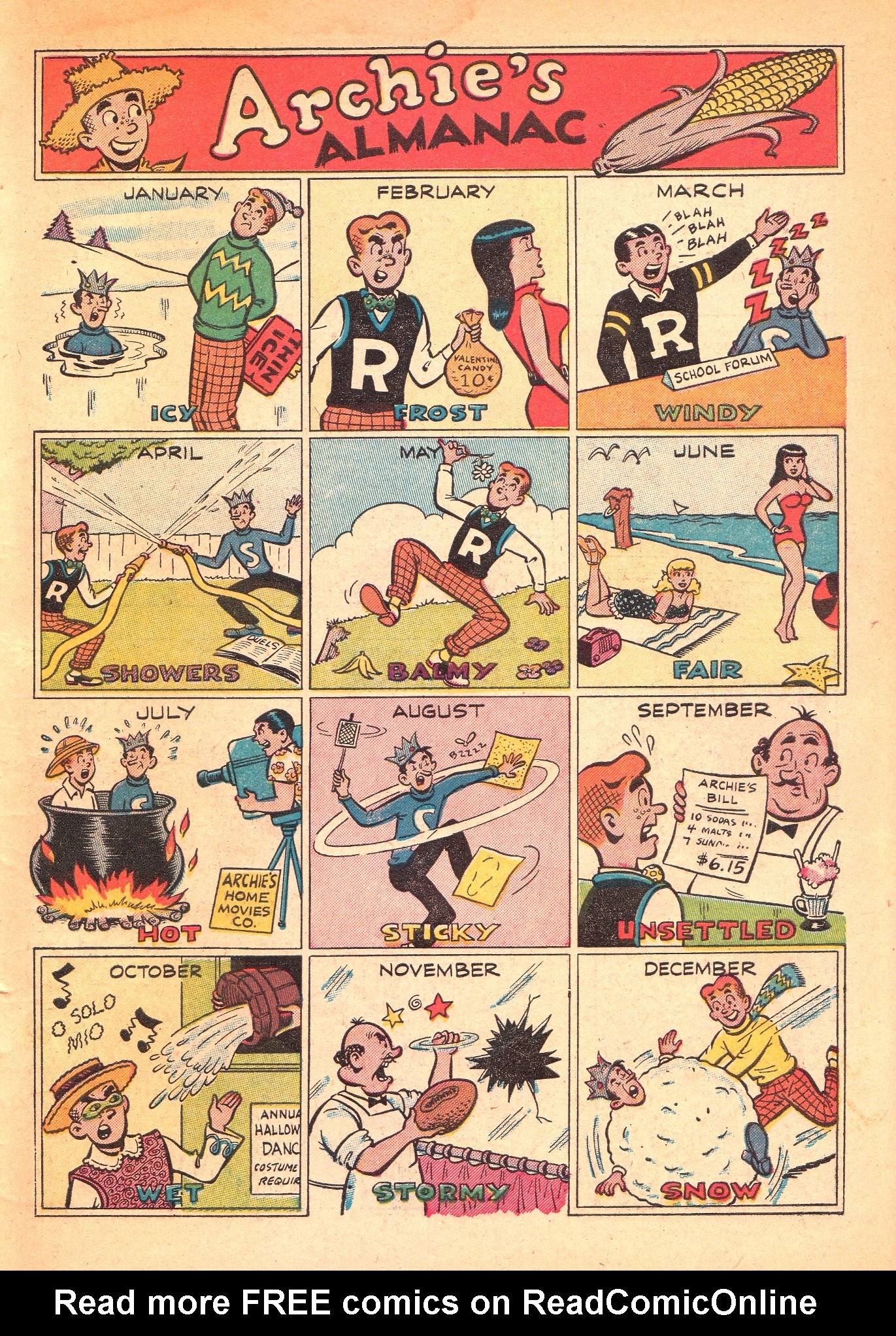 Read online Archie's Joke Book Magazine comic -  Issue #3 - 7