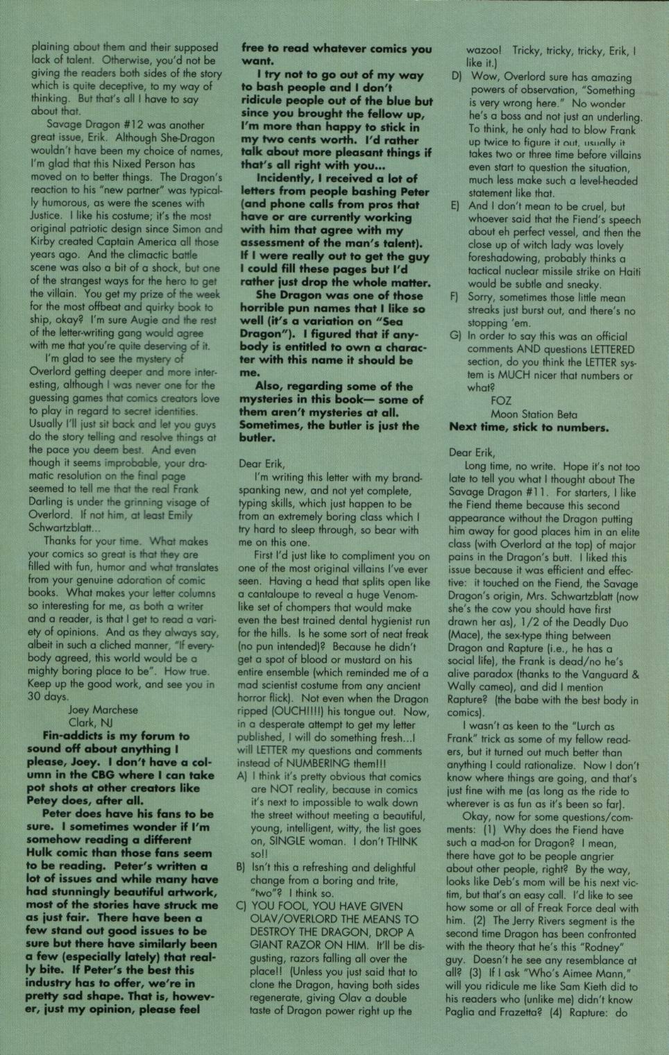 Read online The Savage Dragon (1993) comic -  Issue #14 - 31