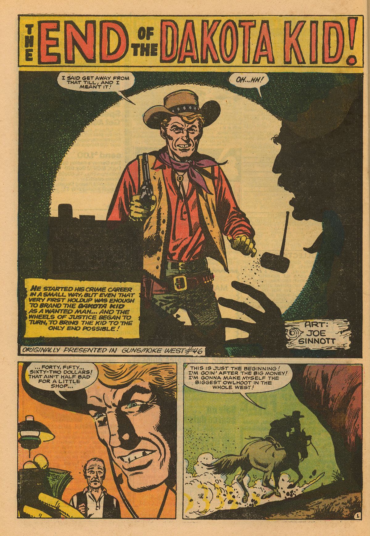 Read online The Outlaw Kid (1970) comic -  Issue #21 - 28