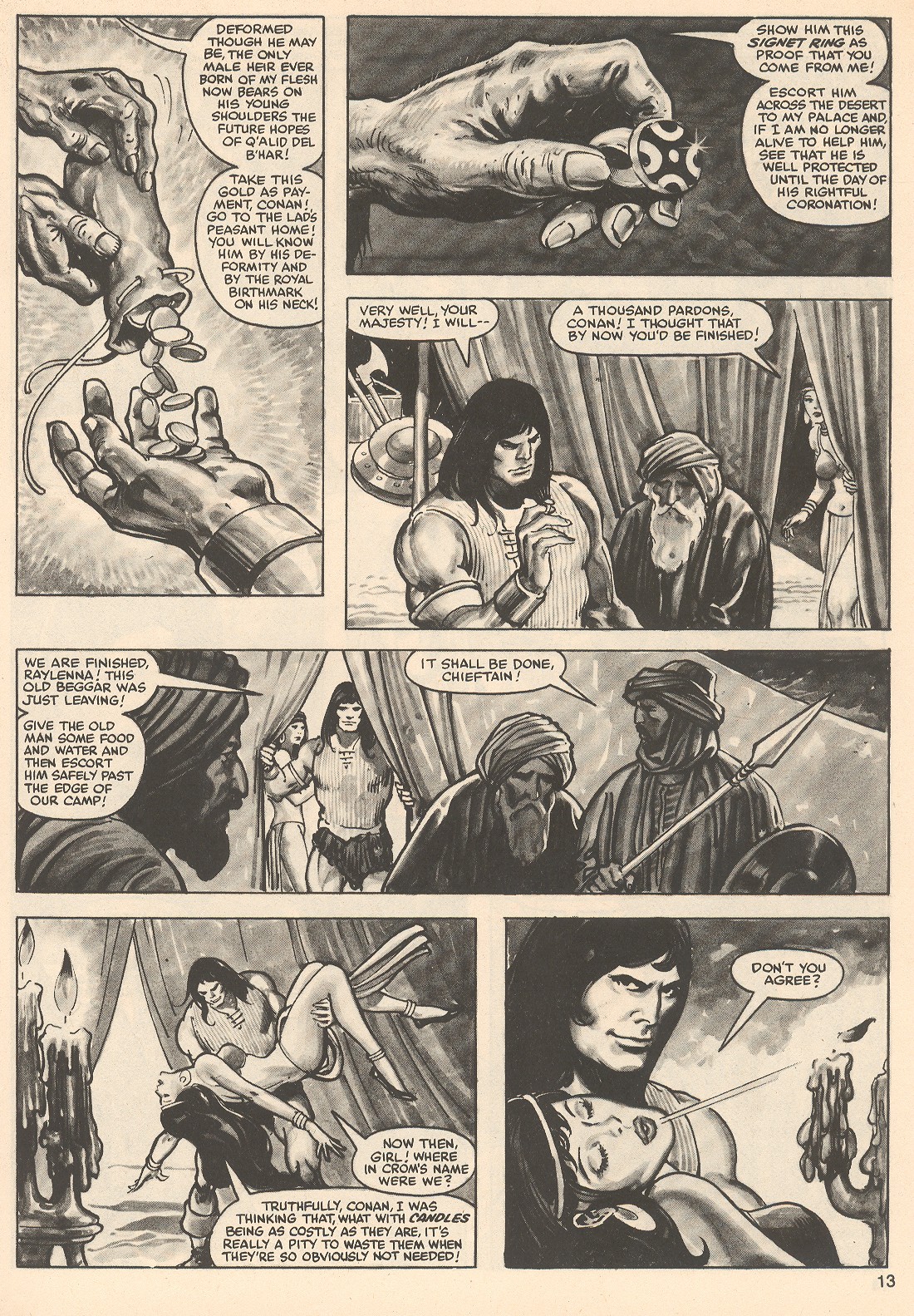 Read online The Savage Sword Of Conan comic -  Issue #76 - 13