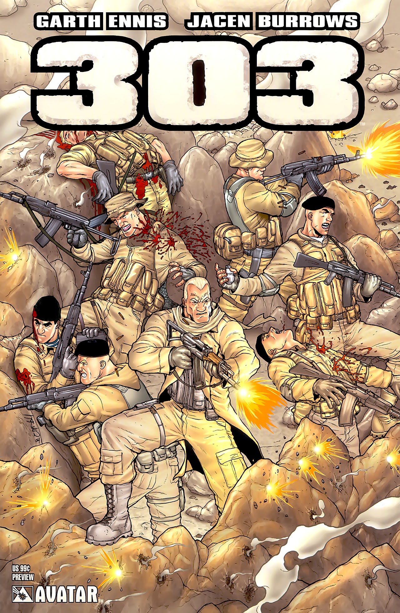 Read online Garth Ennis' 303 comic -  Issue #0 - 1