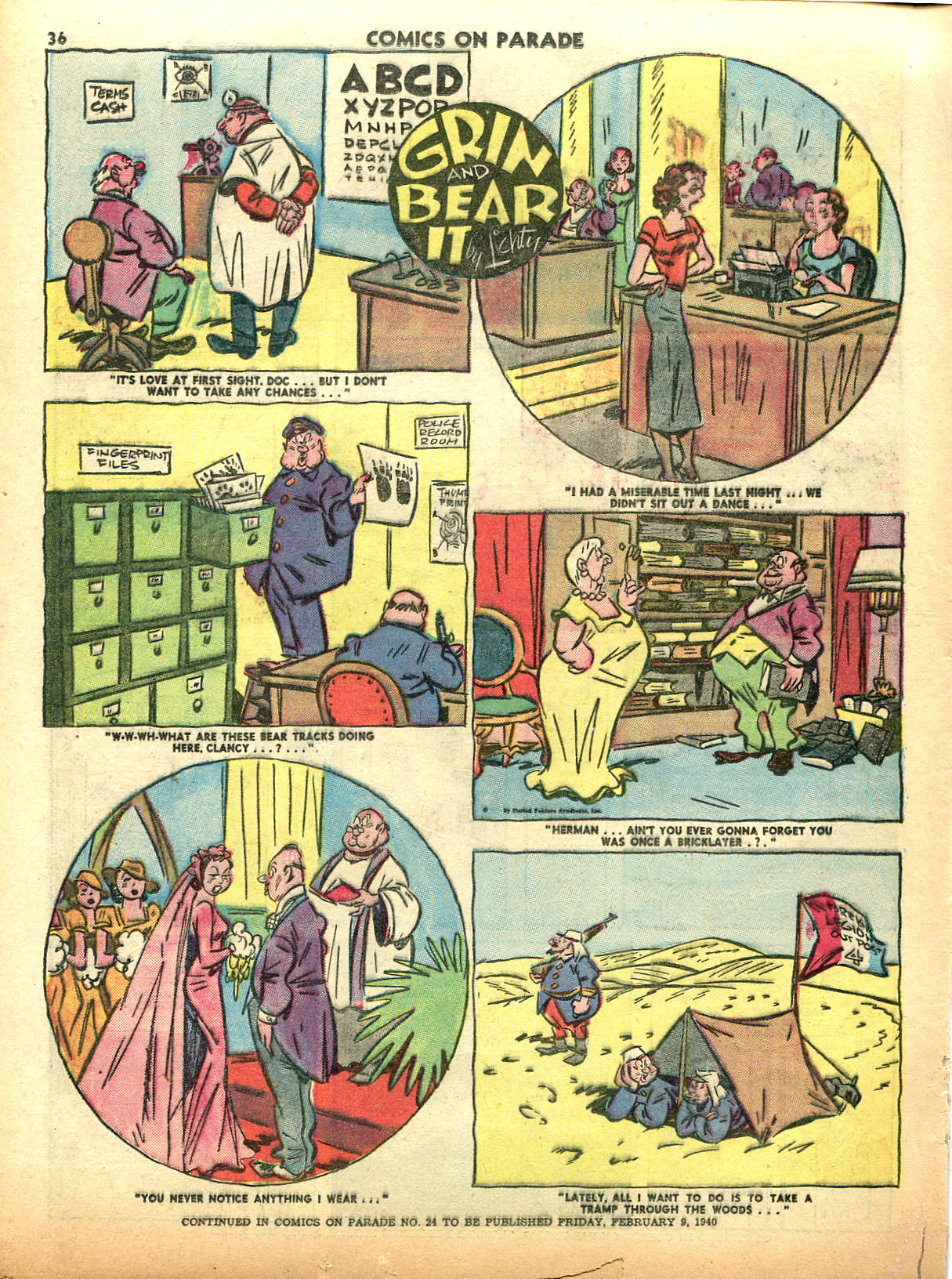 Read online Comics on Parade comic -  Issue #23 - 38