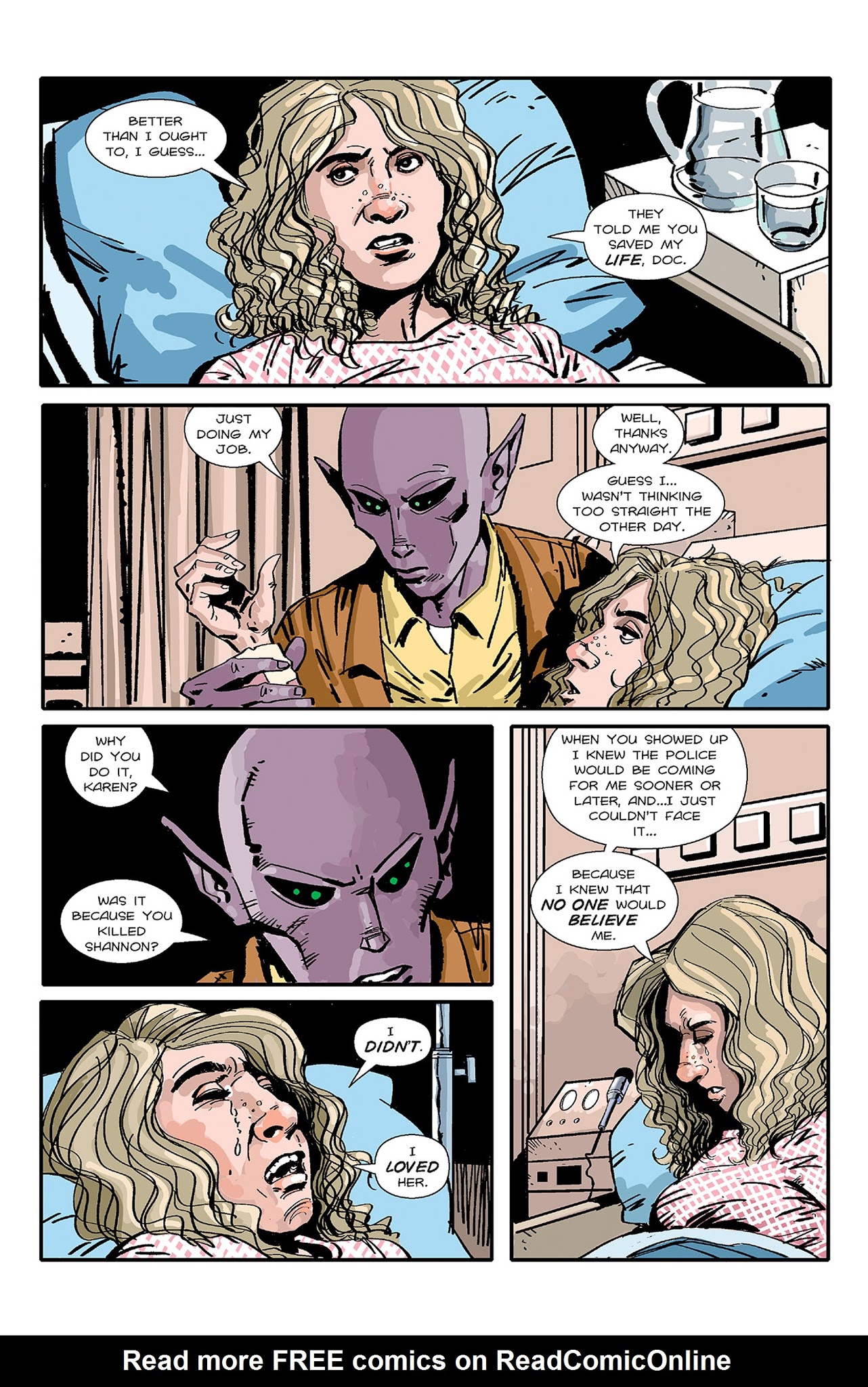 Read online Resident Alien: The Suicide Blonde comic -  Issue #3 - 4