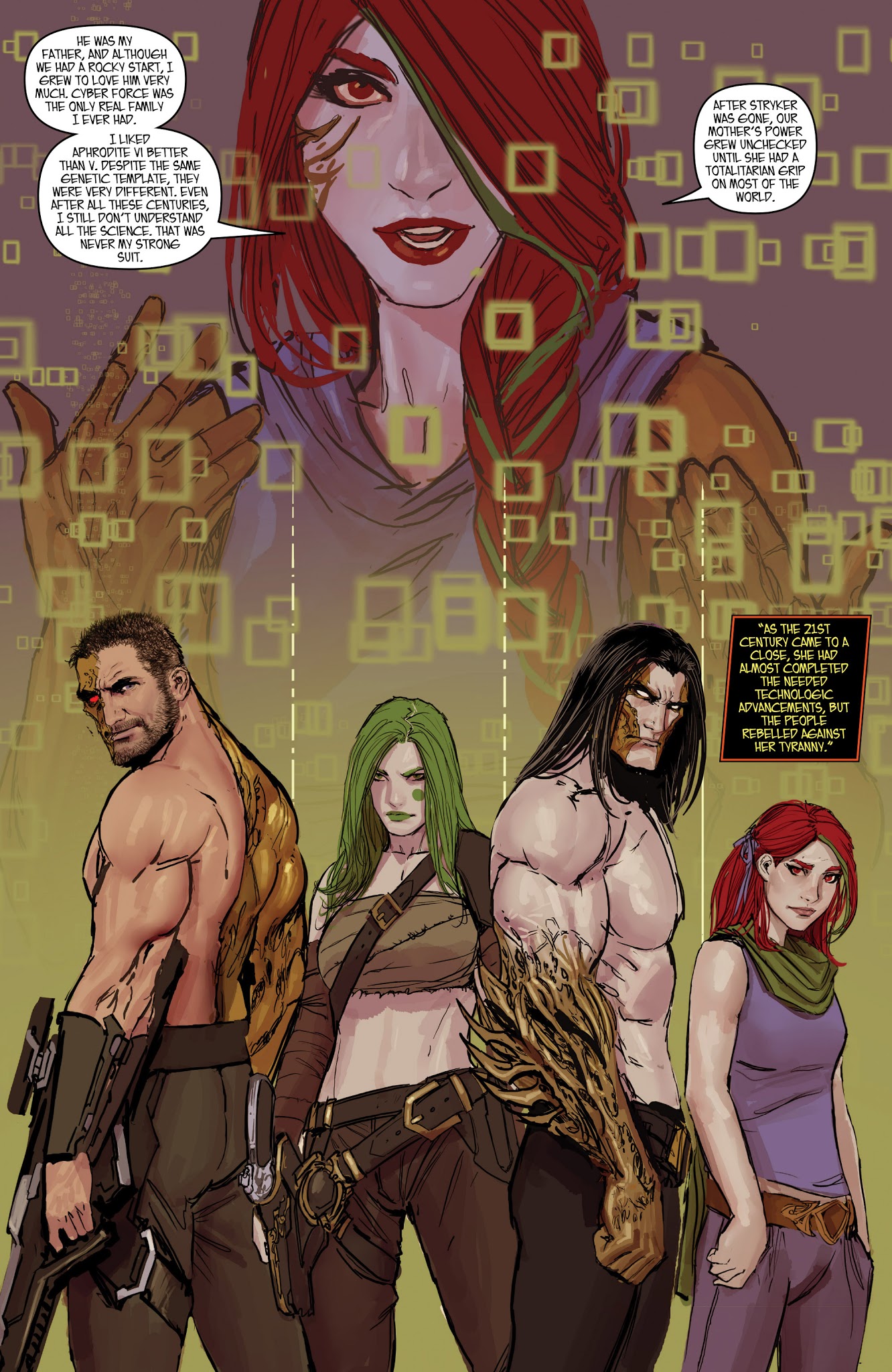 Read online Aphrodite IX Cyber Force comic -  Issue # Full - 12