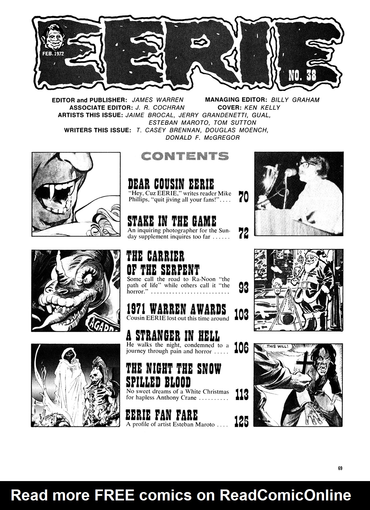 Read online Eerie Archives comic -  Issue # TPB 8 - 70