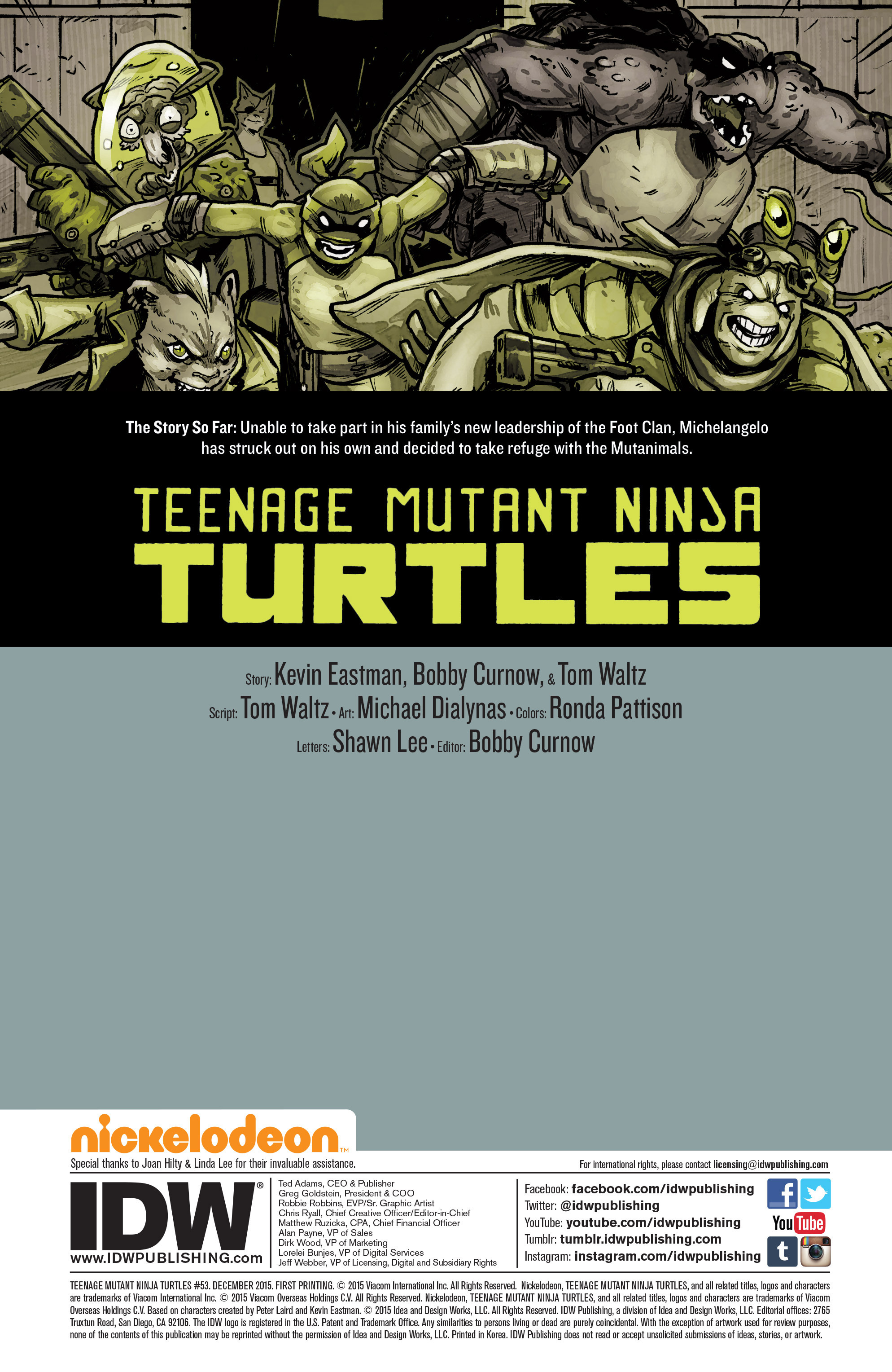 Read online Teenage Mutant Ninja Turtles (2011) comic -  Issue #53 - 2