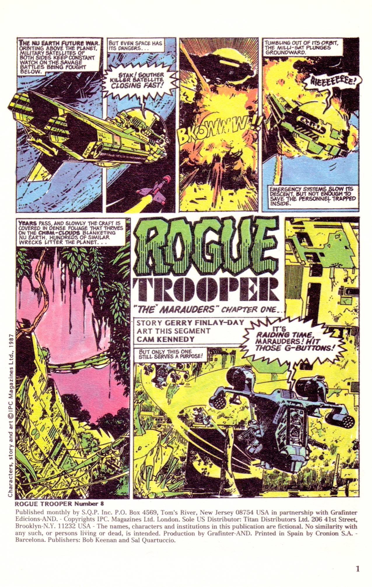 Read online Rogue Trooper (1986) comic -  Issue #8 - 2