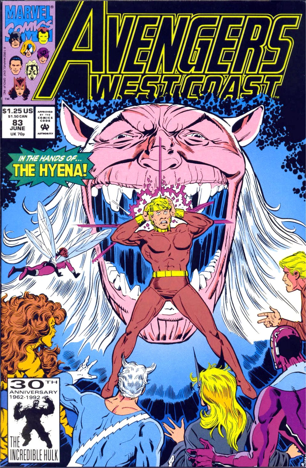 Read online Avengers West Coast (1989) comic -  Issue #83 - 1