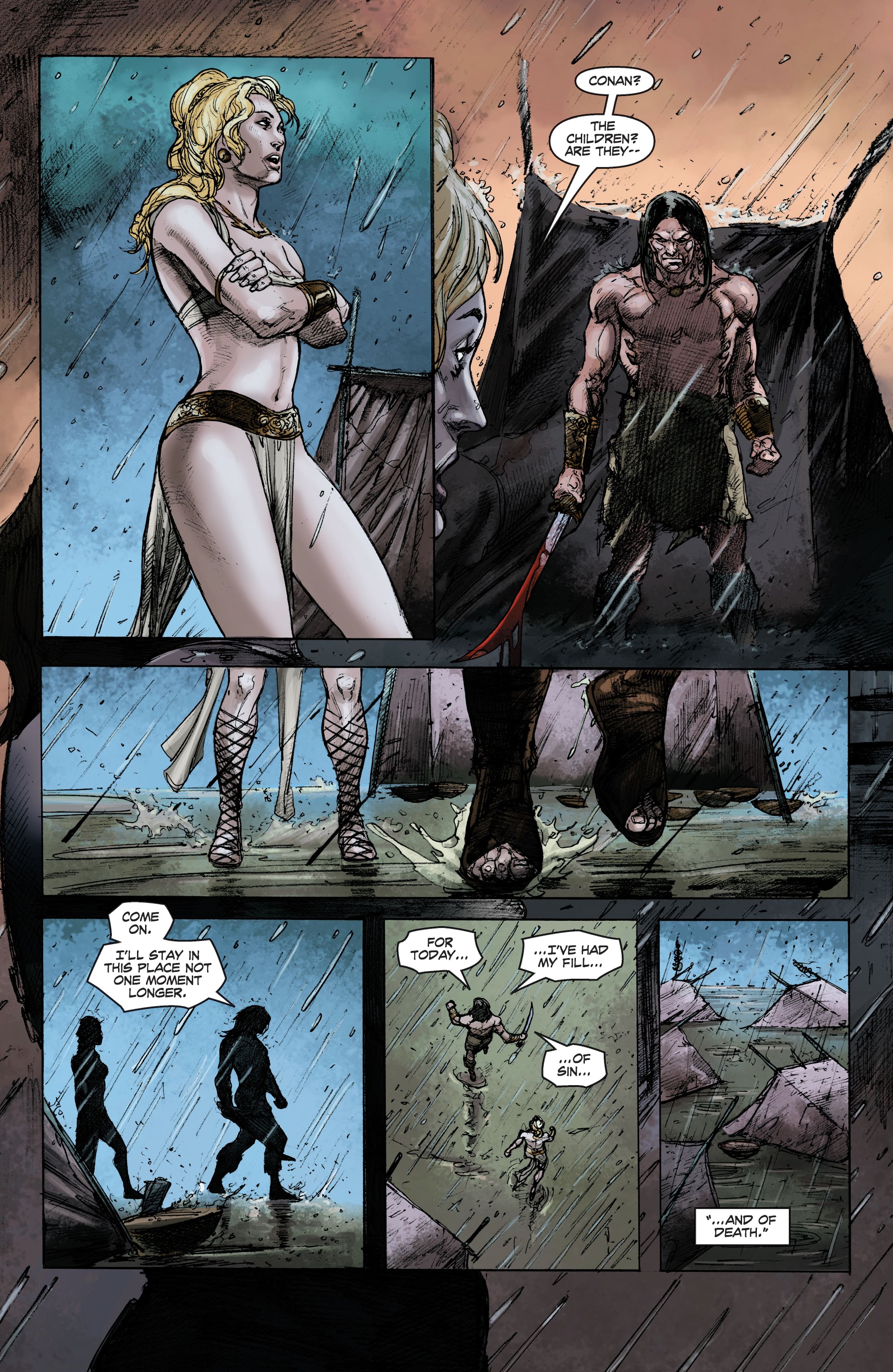 Read online Conan Chronicles Epic Collection comic -  Issue # TPB Blood In His Wake (Part 4) - 103