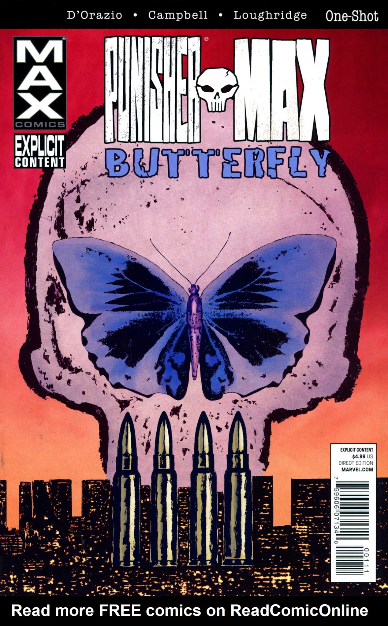Read online Punisher MAX: Butterfly comic -  Issue # Full - 1
