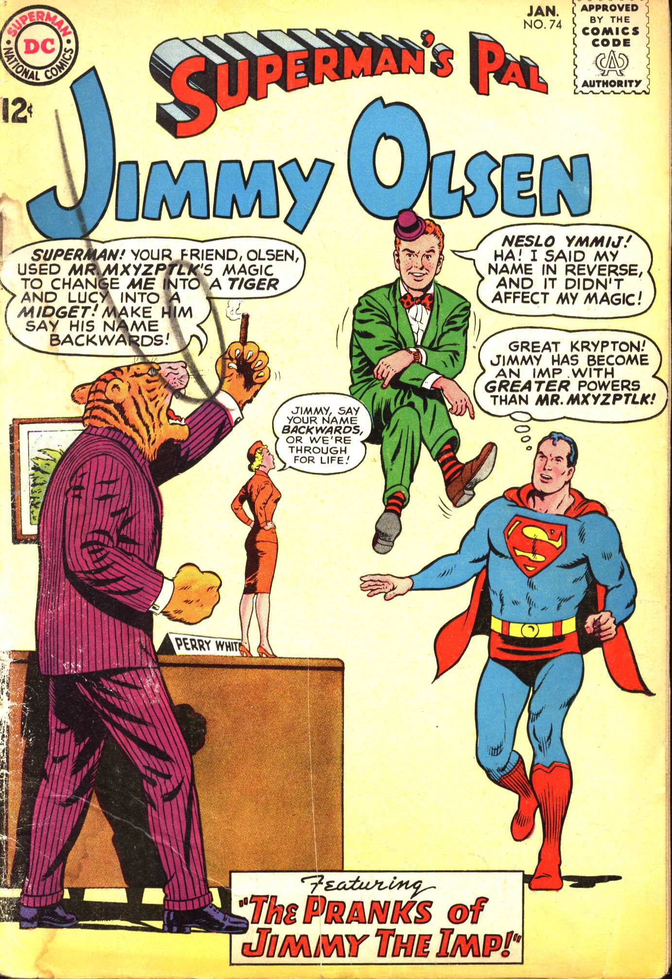 Supermans Pal Jimmy Olsen 74 Page 0