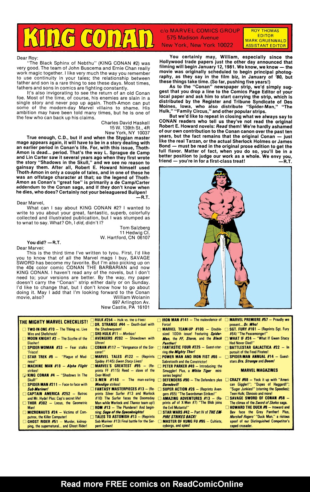 Conan the King: The Original Marvel Years Omnibus issue TPB (Part 2) - Page 63