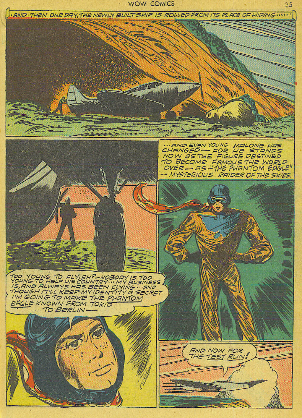 Read online Wow Comics comic -  Issue #6 - 35