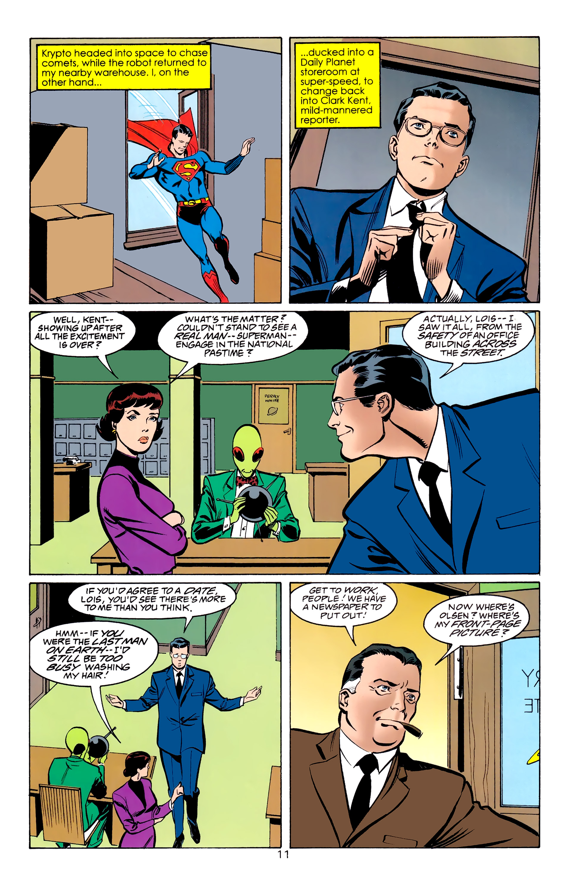 Read online Adventures of Superman (1987) comic -  Issue #558 - 12