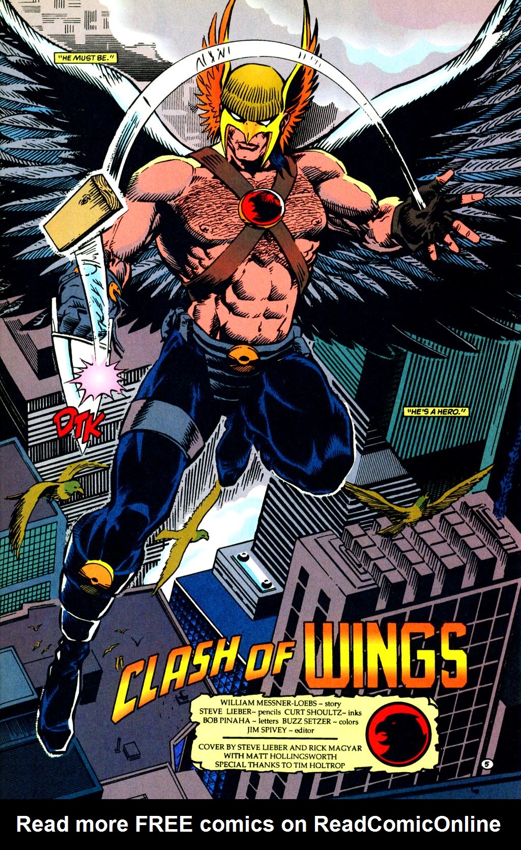 Hawkman (1993) Issue #20 #23 - English 6