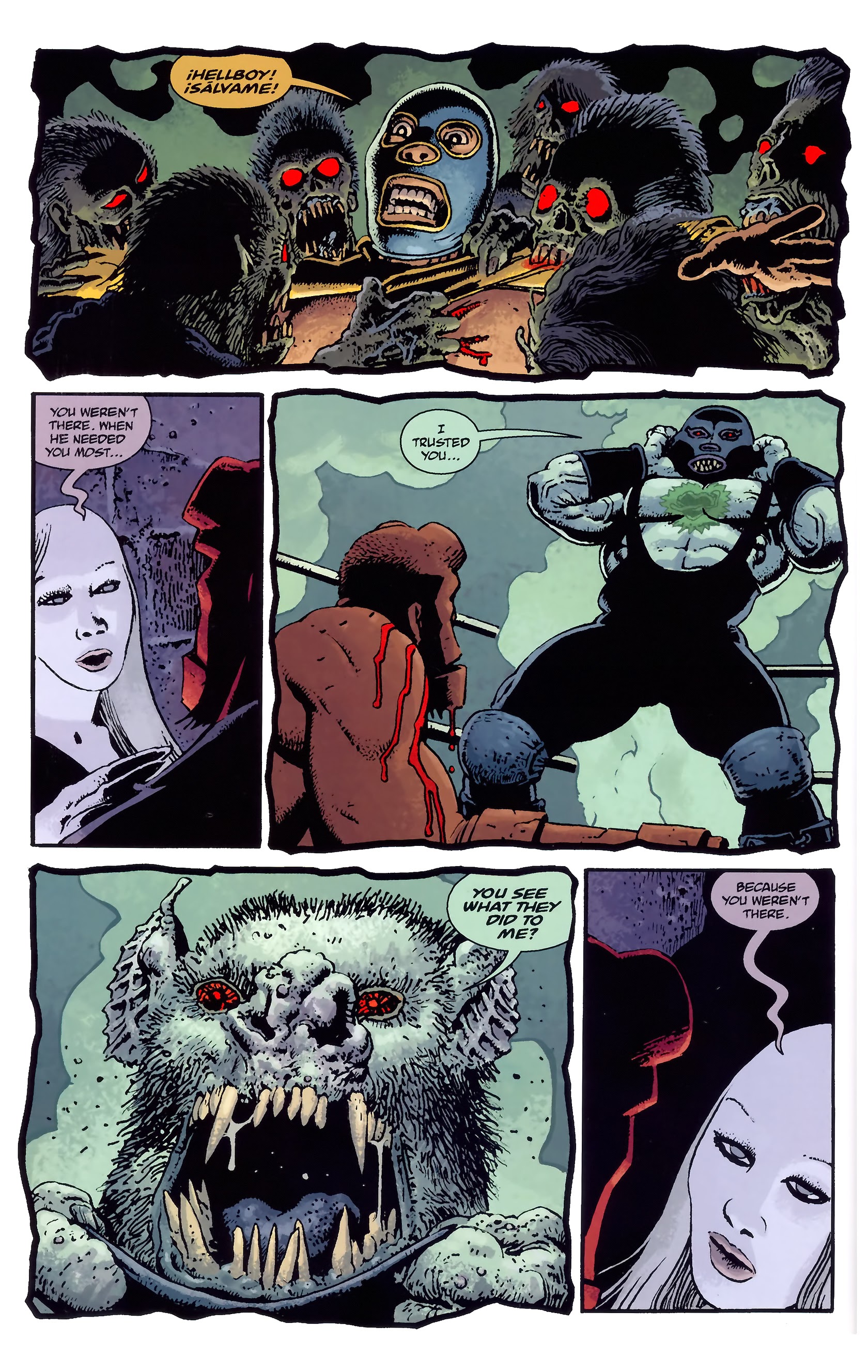 Read online Hellboy: House of the Living Dead comic -  Issue # TPB - 47