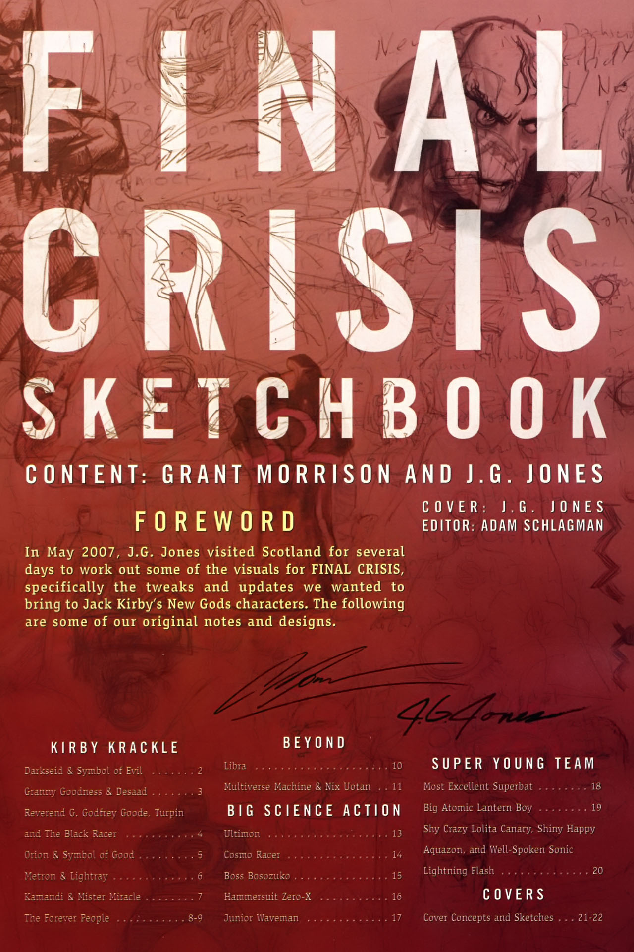 Read online Final Crisis Sketchbook comic -  Issue # Full - 2