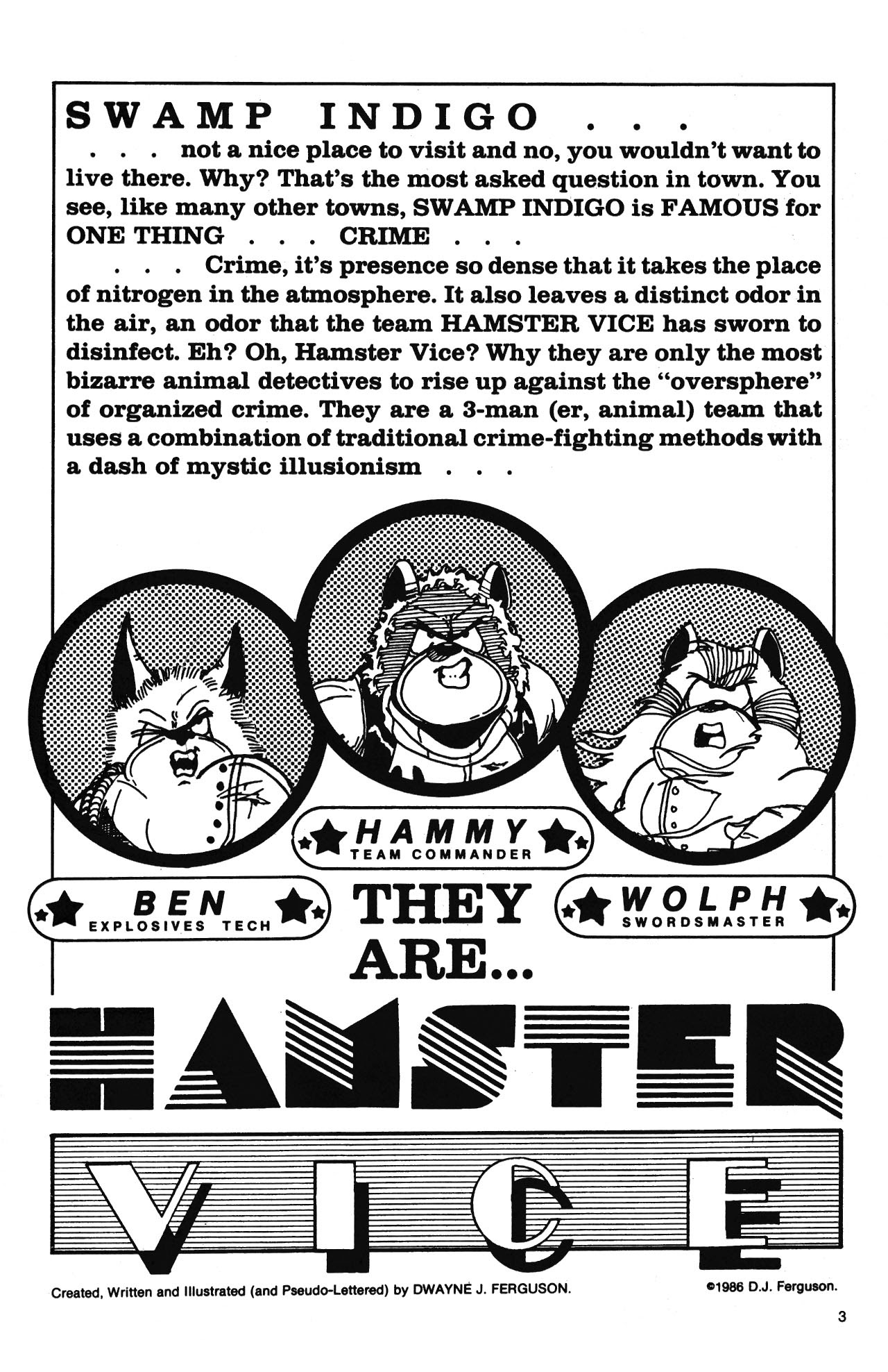 Read online Hamster Vice comic -  Issue #1 - 6