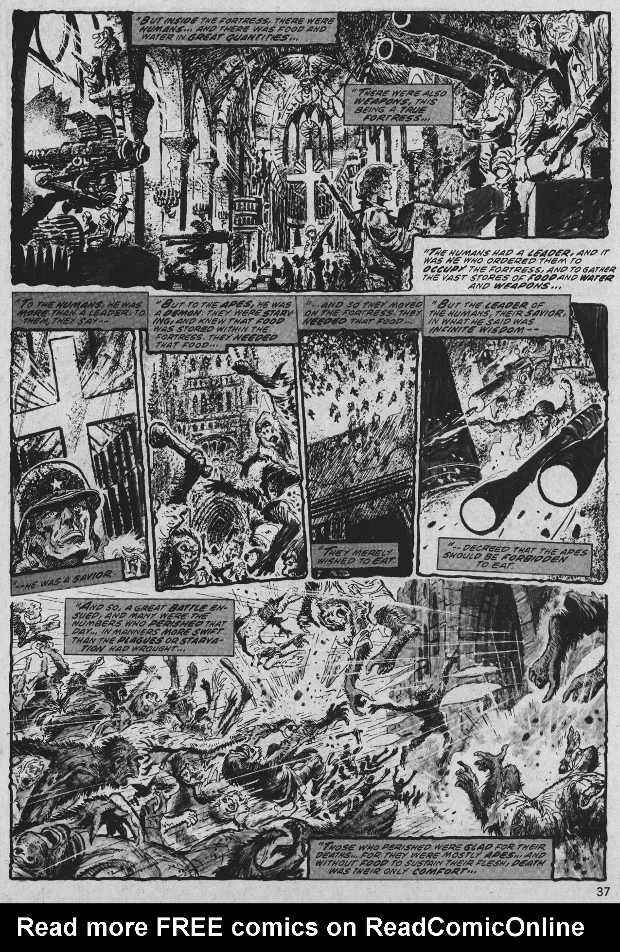 Read online Planet of the Apes comic -  Issue #24 - 35
